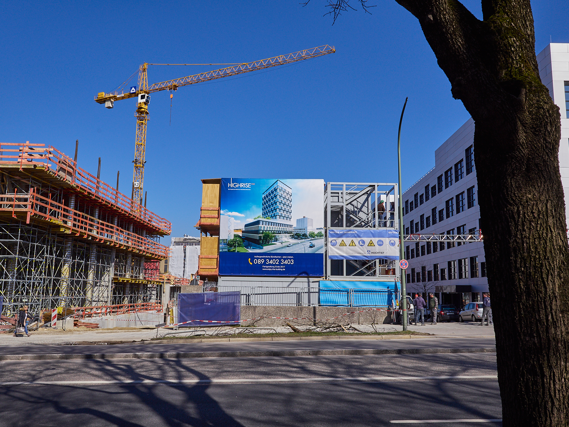 17.03.2019 - Das HIGHRISE-ONE wird gebaut.