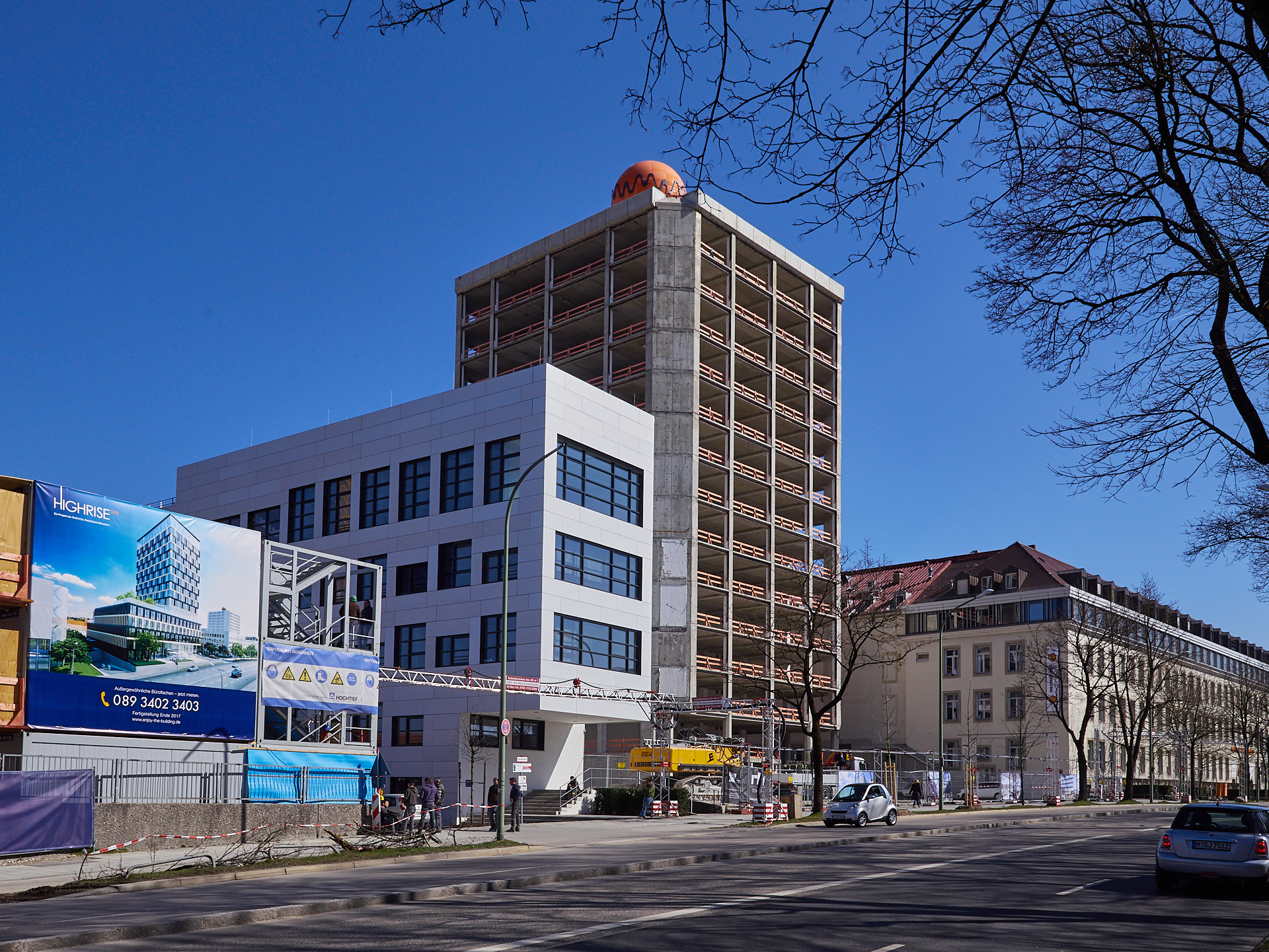 17.03.2019 - Das HIGHRISE-ONE wird gebaut.