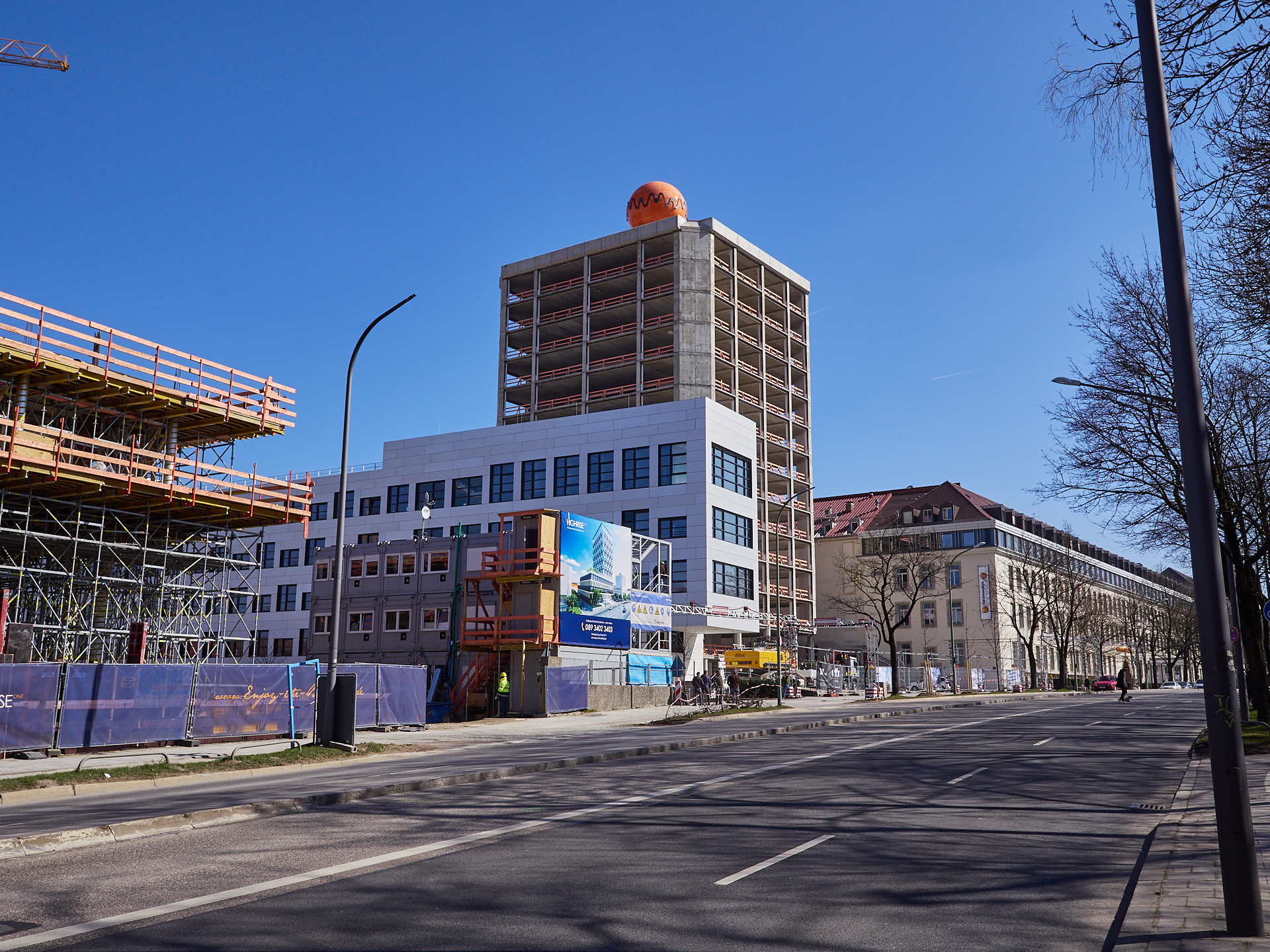 17.03.2019 - Das HIGHRISE-ONE wird gebaut.