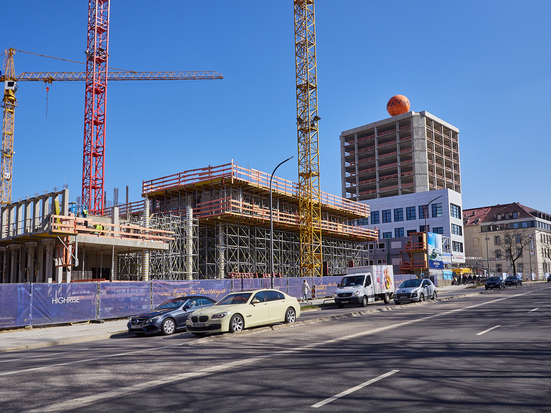 17.03.2019 - Das HIGHRISE-ONE wird gebaut.