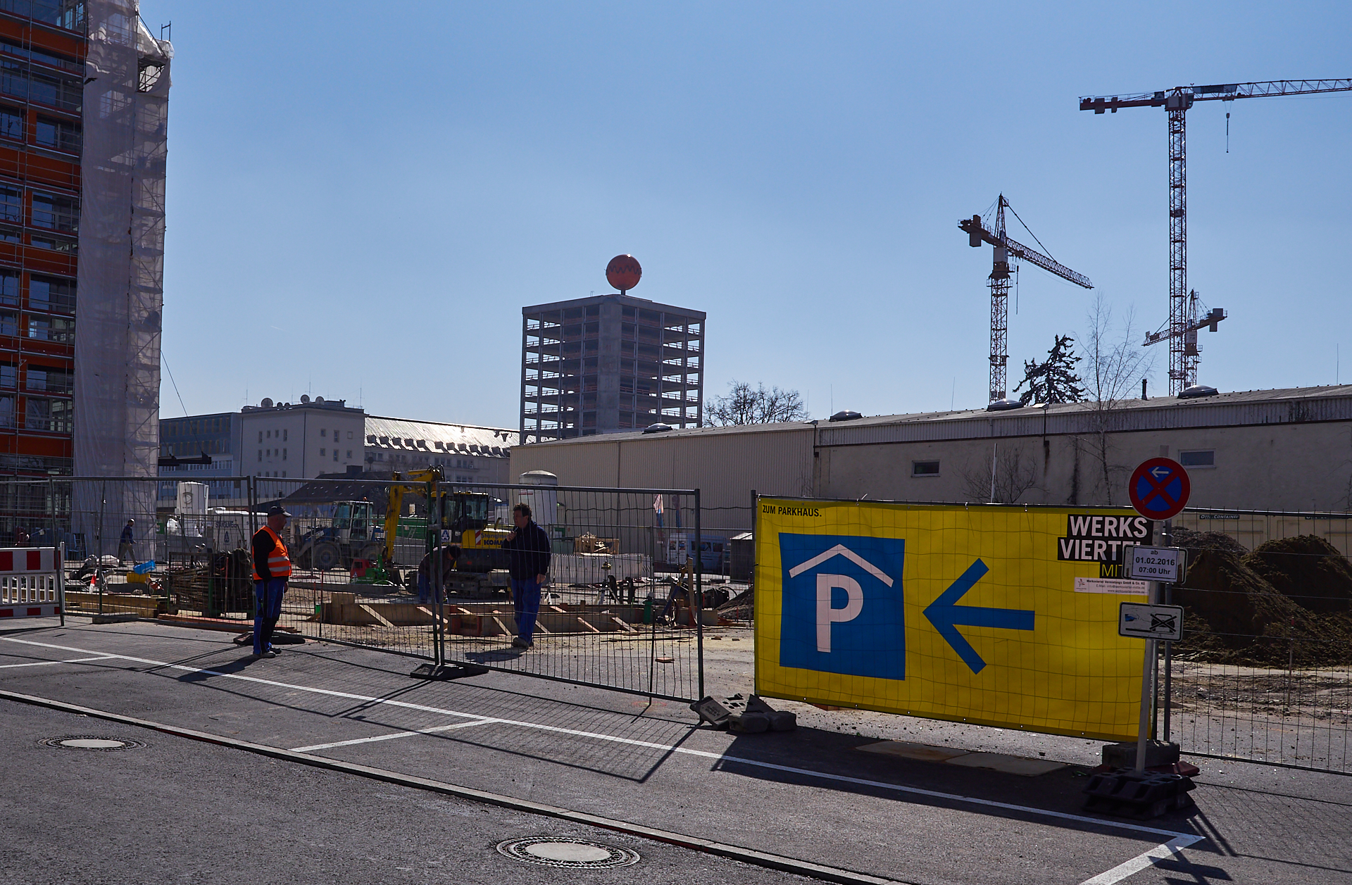 17.03.2019 - Das HIGHRISE-ONE wird gebaut.