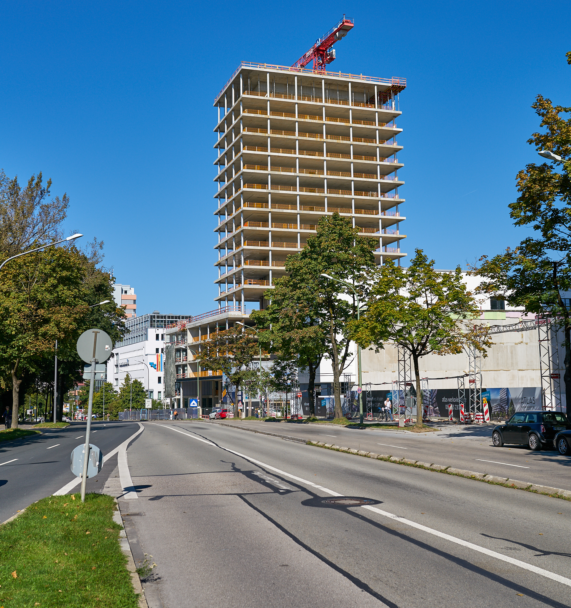 29.09.2016 - Rundgang um das Baugelände ATLAS und HIGHRISE-ONE