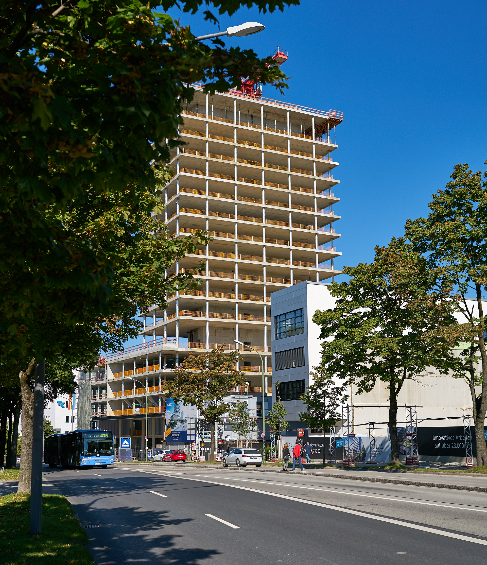 29.09.2016 - Rundgang um das Baugelände ATLAS und HIGHRISE-ONE