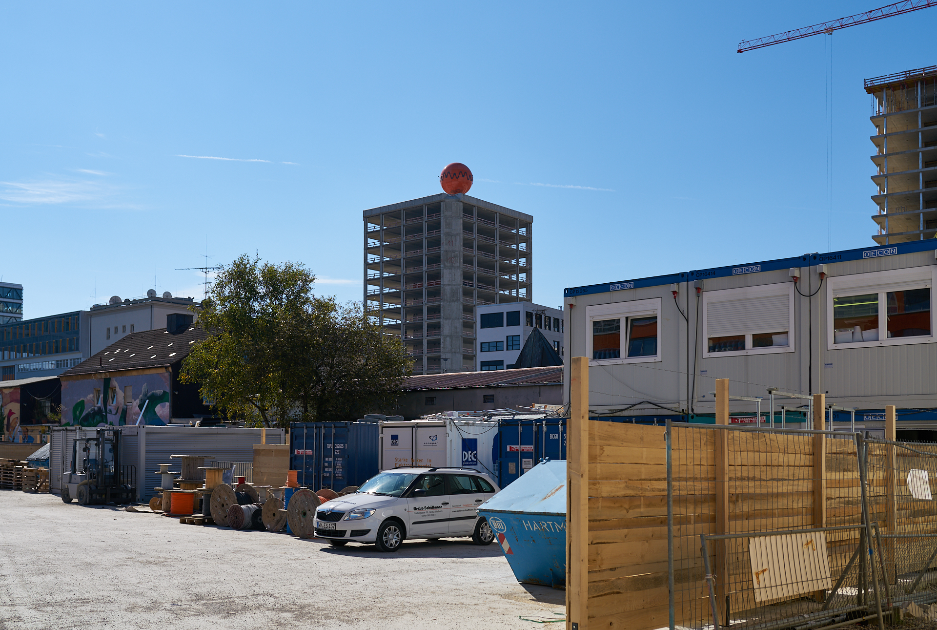 29.09.2016 - Rundgang um das Baugelände ATLAS und HIGHRISE-ONE