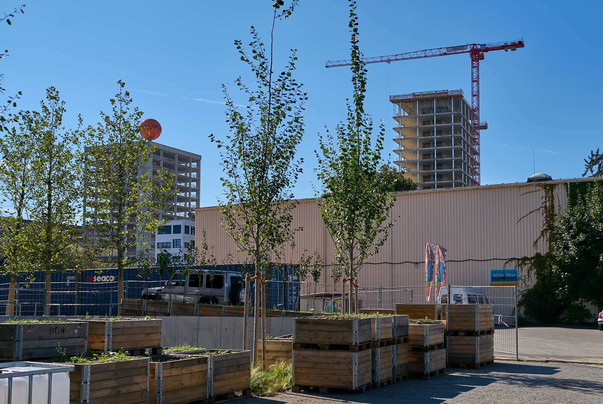 29.09.2016 - Rundgang um das Baugelände ATLAS und HIGHRISE-ONE