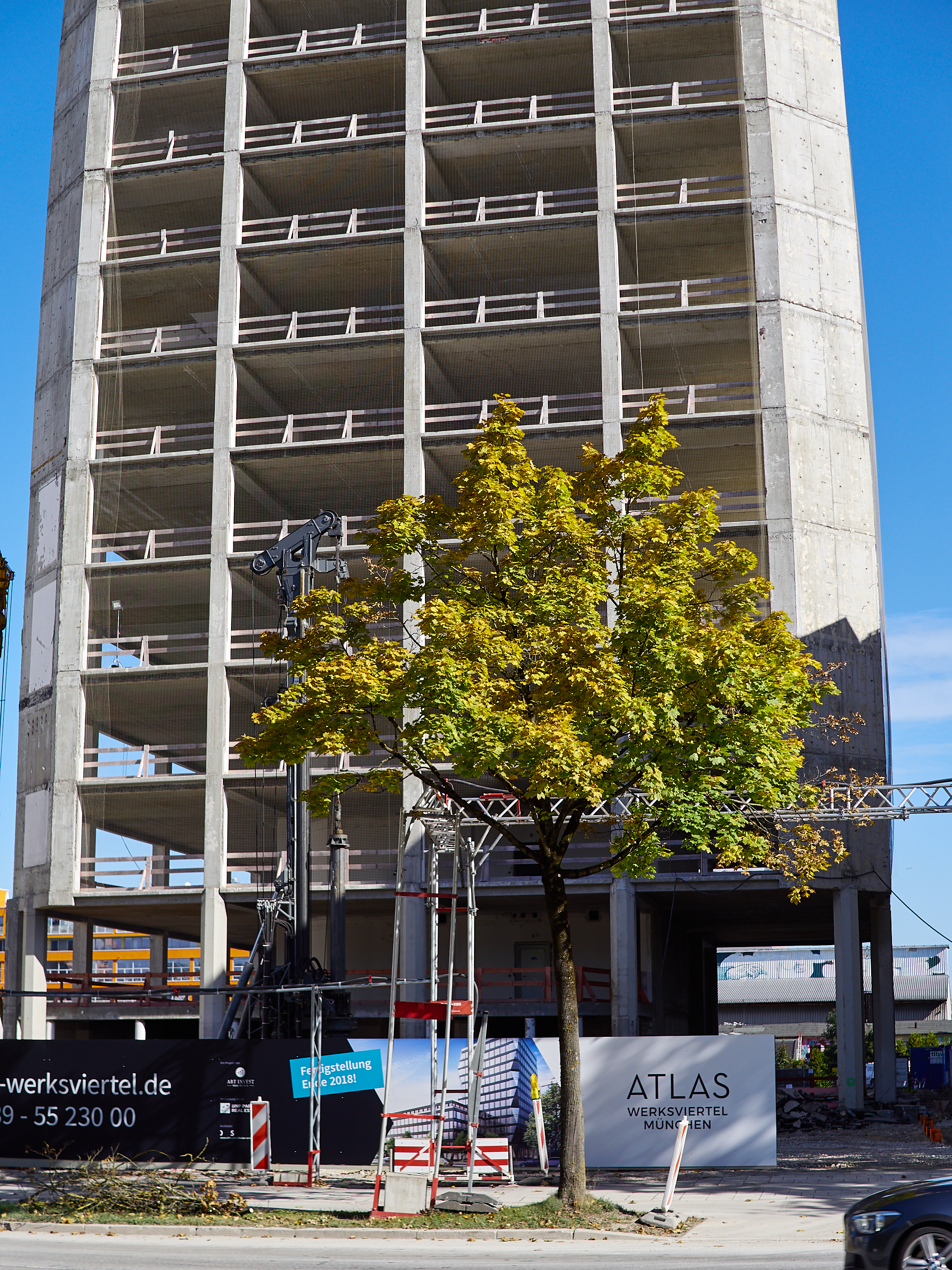 15.10.2016 - HIGHRISE-one und ATLAS ohne Fassaden