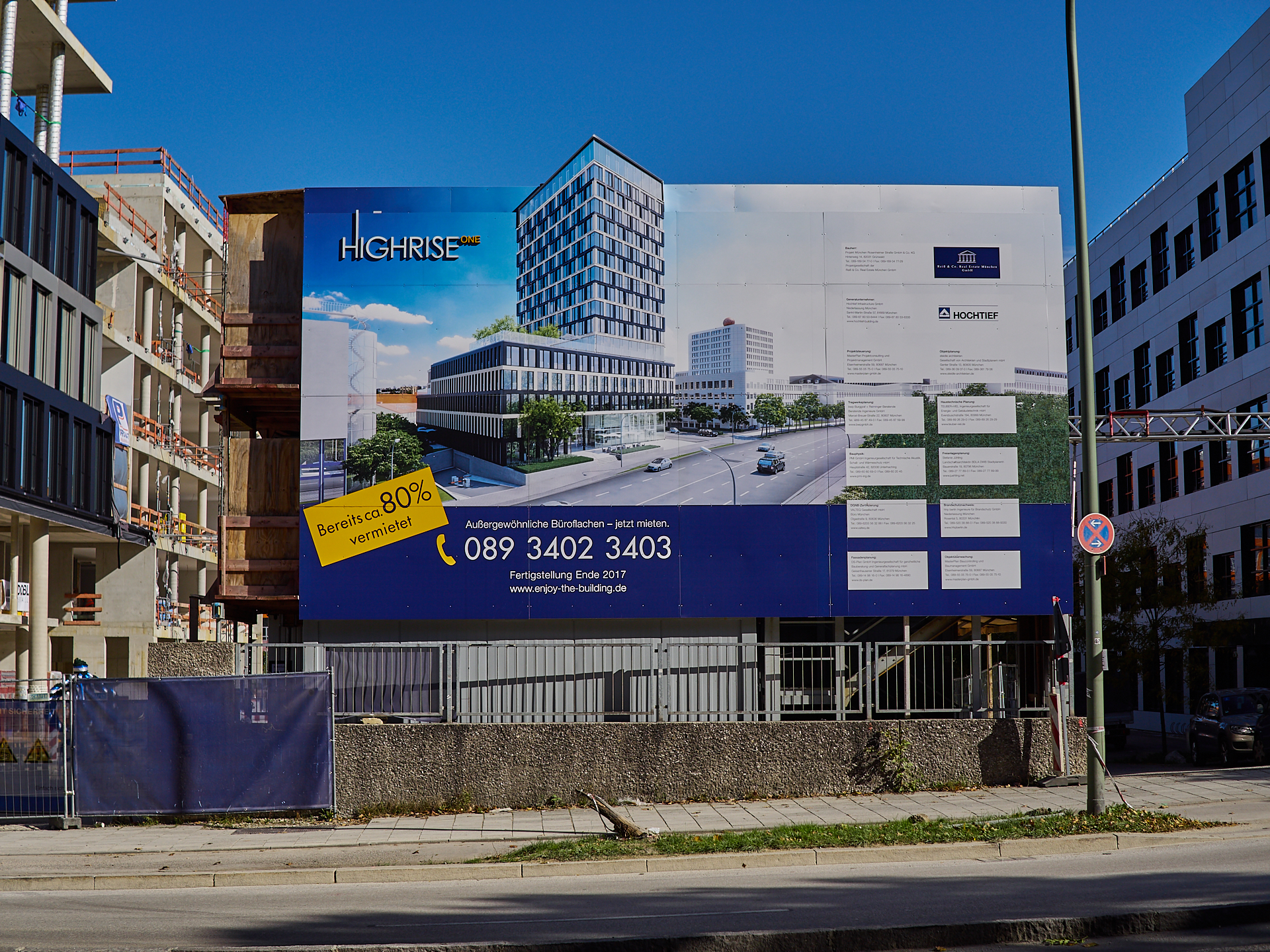 15.10.2016 - HIGHRISE-one und ATLAS ohne Fassaden