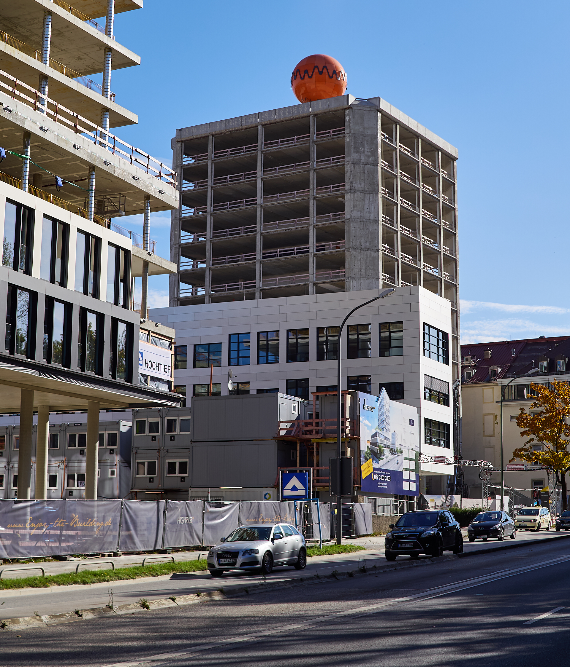 15.10.2016 - HIGHRISE-one und ATLAS ohne Fassaden