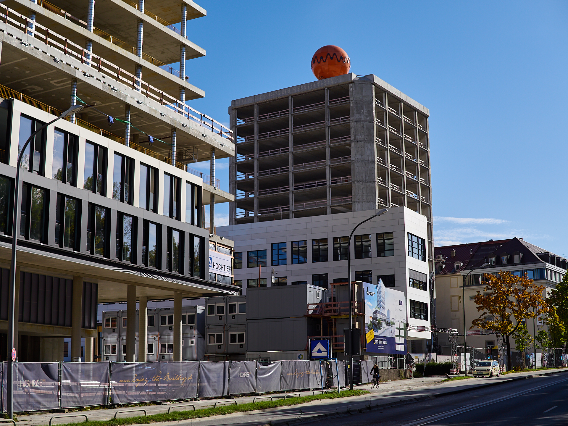 15.10.2016 - HIGHRISE-one und ATLAS ohne Fassaden