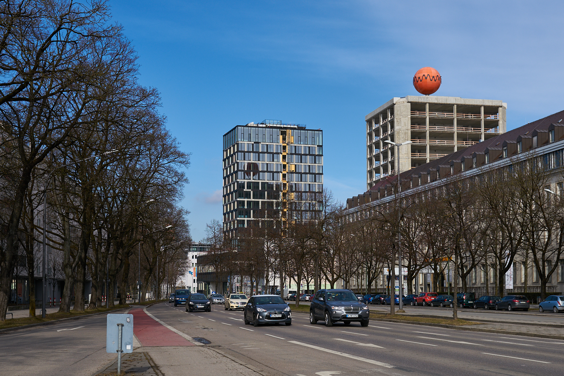25.02.2017 - Das ATLAS-Bürohaus im ATLAS-Werksviertel ohne Fassade