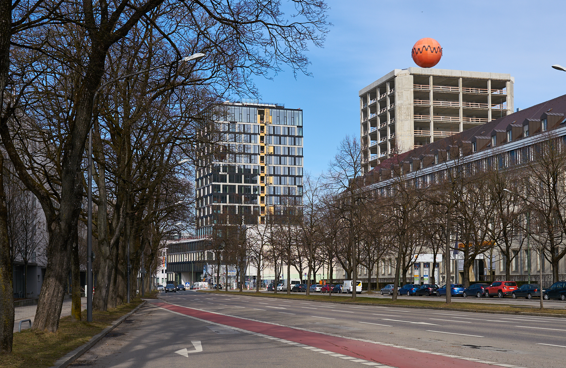 25.02.2017 - Das ATLAS-Bürohaus im ATLAS-Werksviertel ohne Fassade