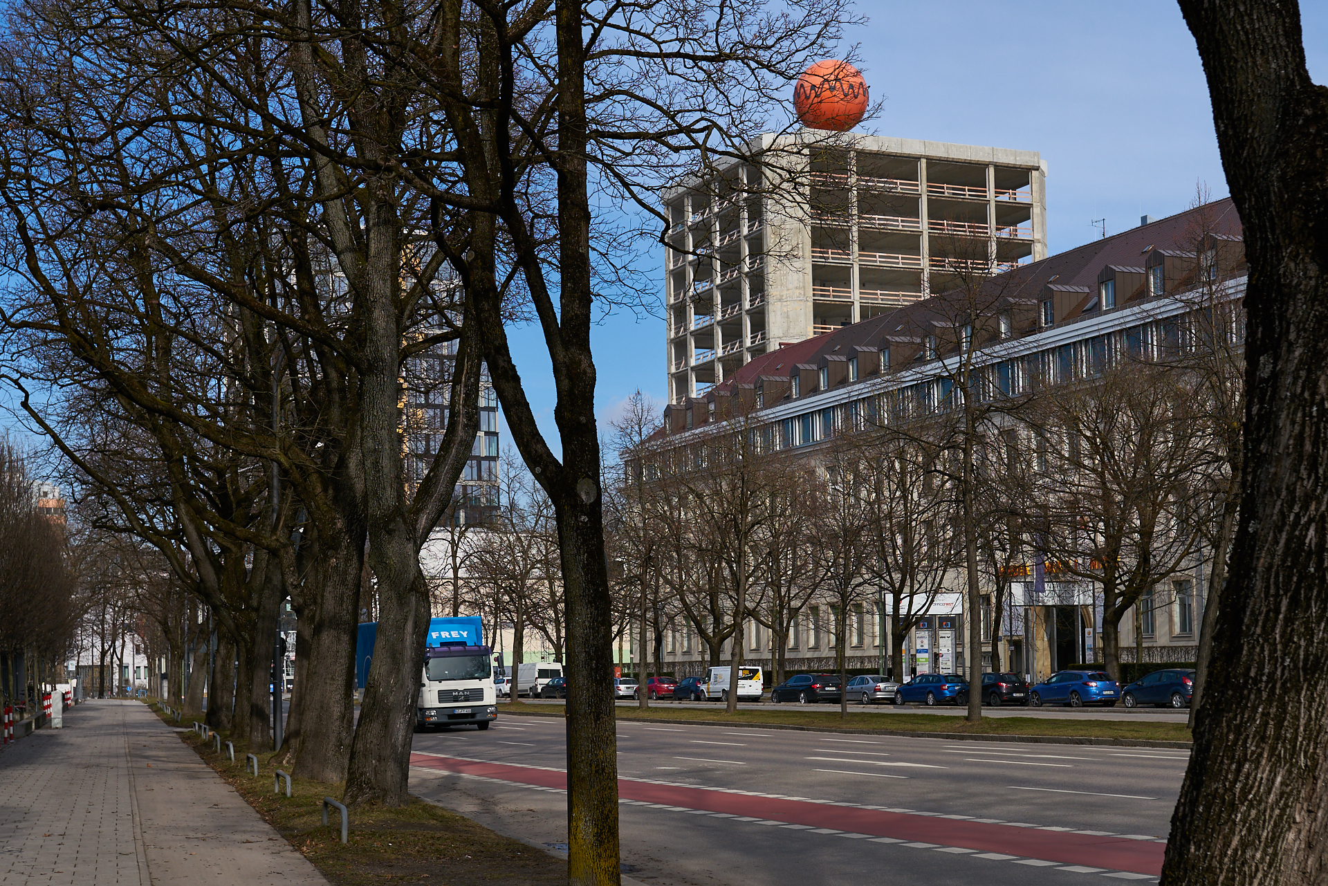 25.02.2017 - Das ATLAS-Bürohaus im ATLAS-Werksviertel ohne Fassade