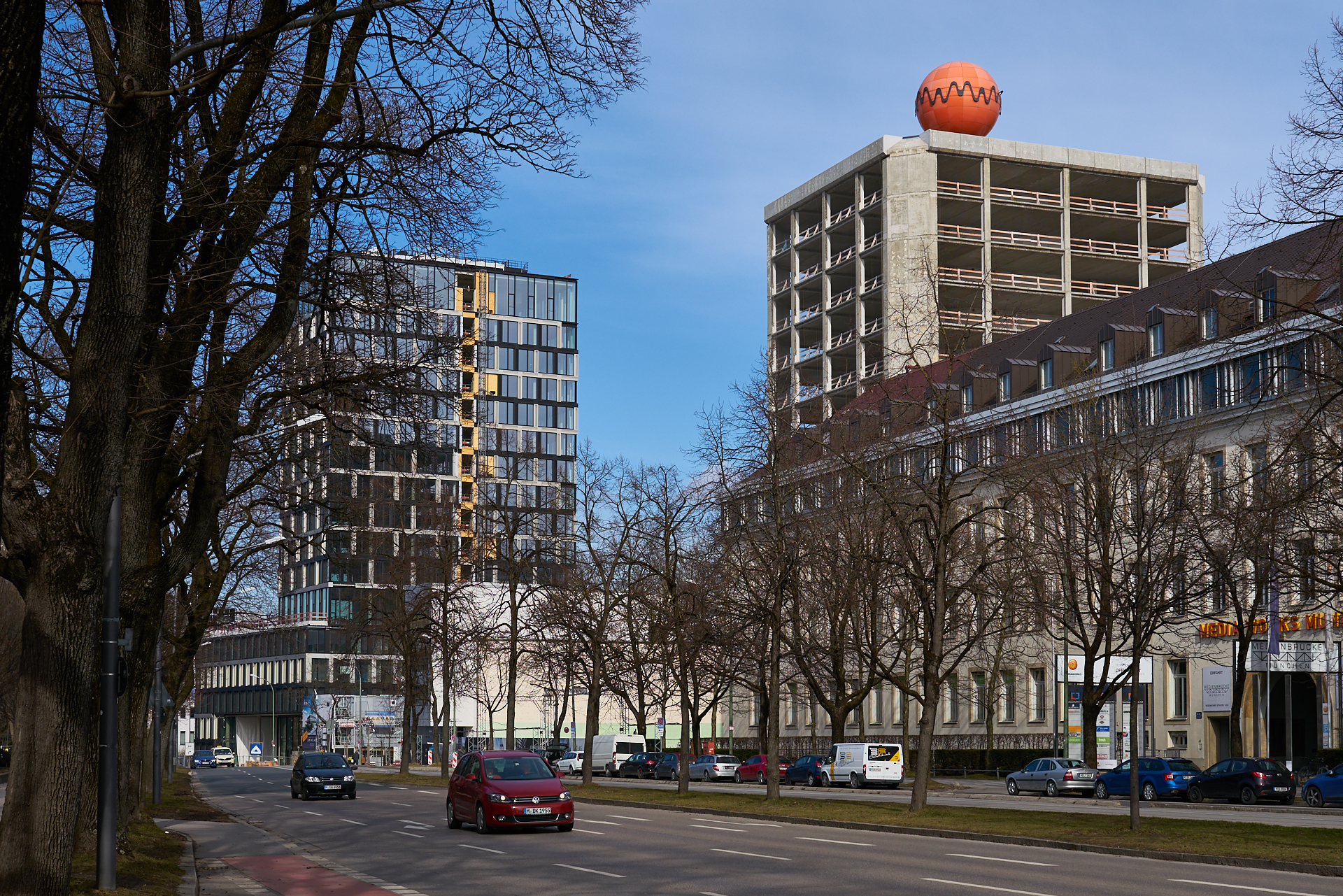 25.02.2017 - Das ATLAS-Bürohaus im ATLAS-Werksviertel ohne Fassade