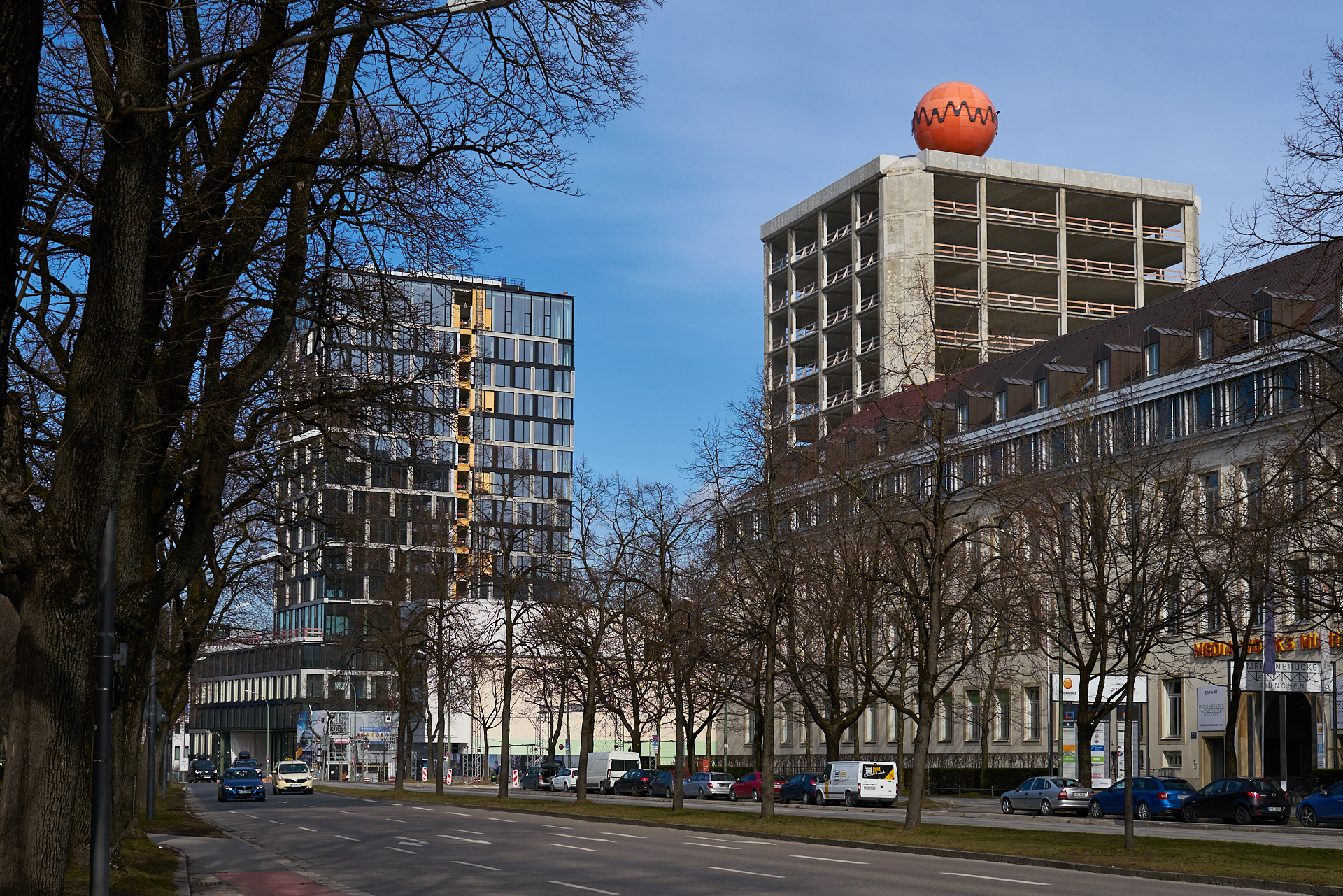 25.02.2017 - Das ATLAS-Bürohaus im ATLAS-Werksviertel ohne Fassade
