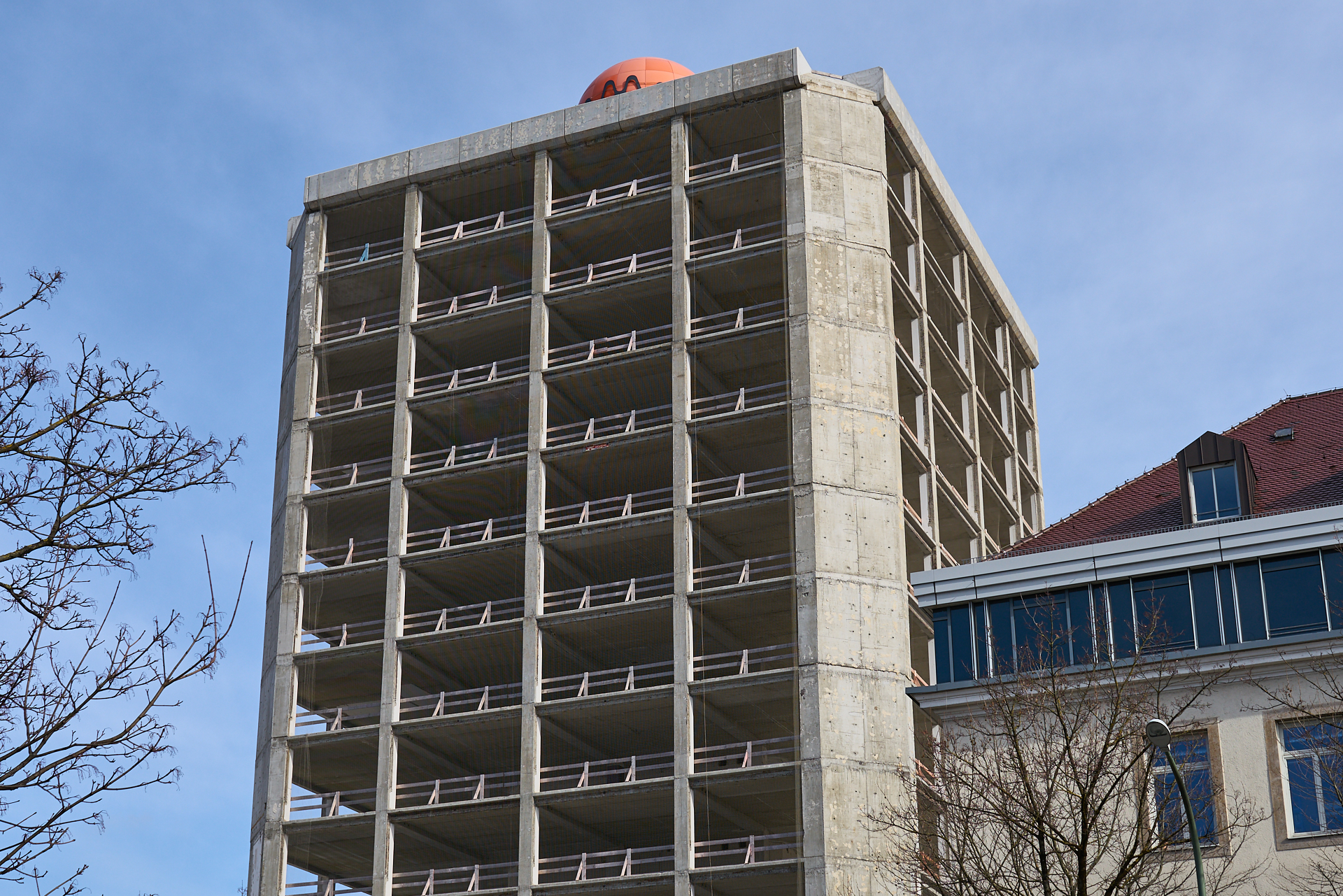 25.02.2017 - Das ATLAS-Bürohaus im ATLAS-Werksviertel ohne Fassade