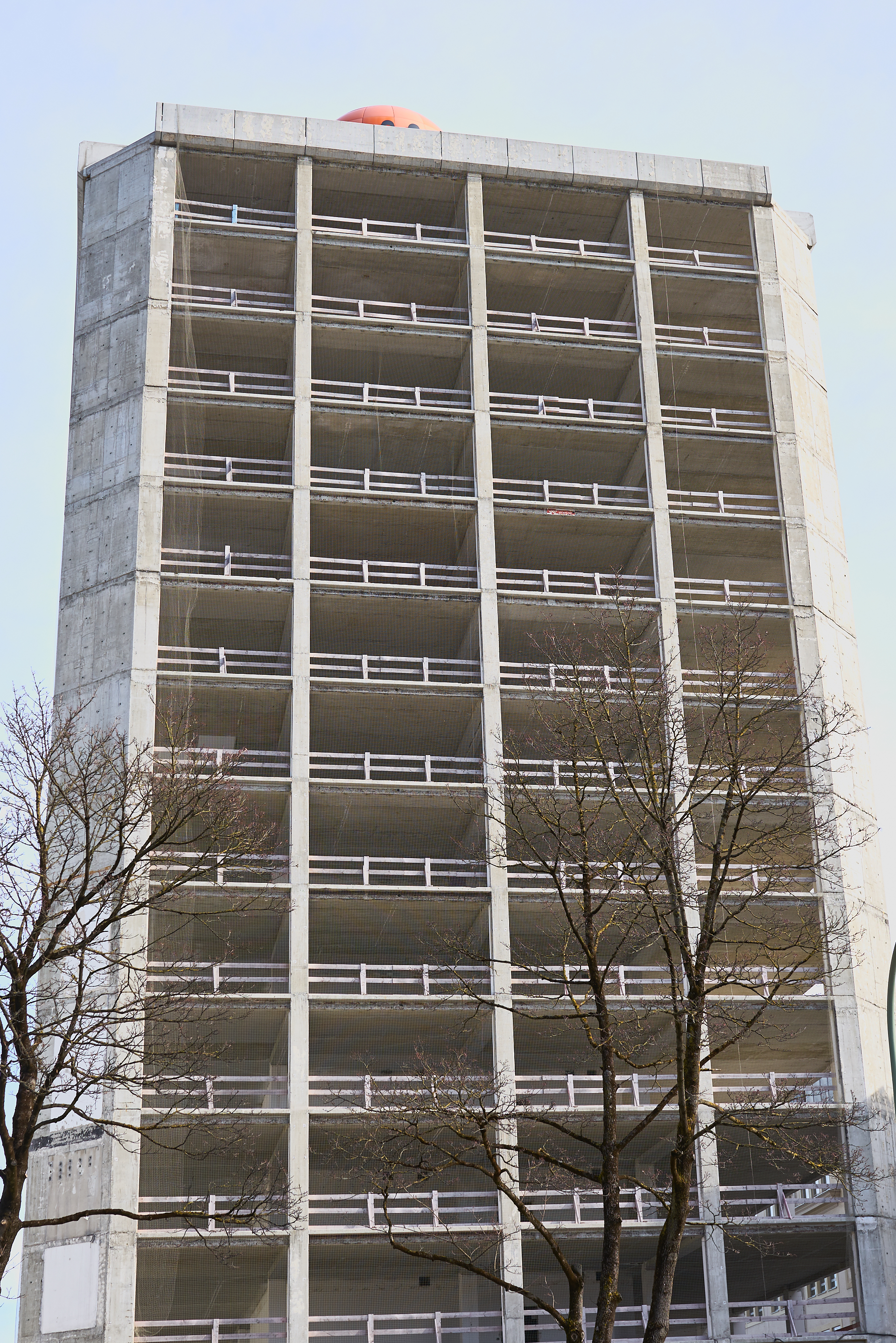 25.02.2017 - Das ATLAS-Bürohaus im ATLAS-Werksviertel ohne Fassade