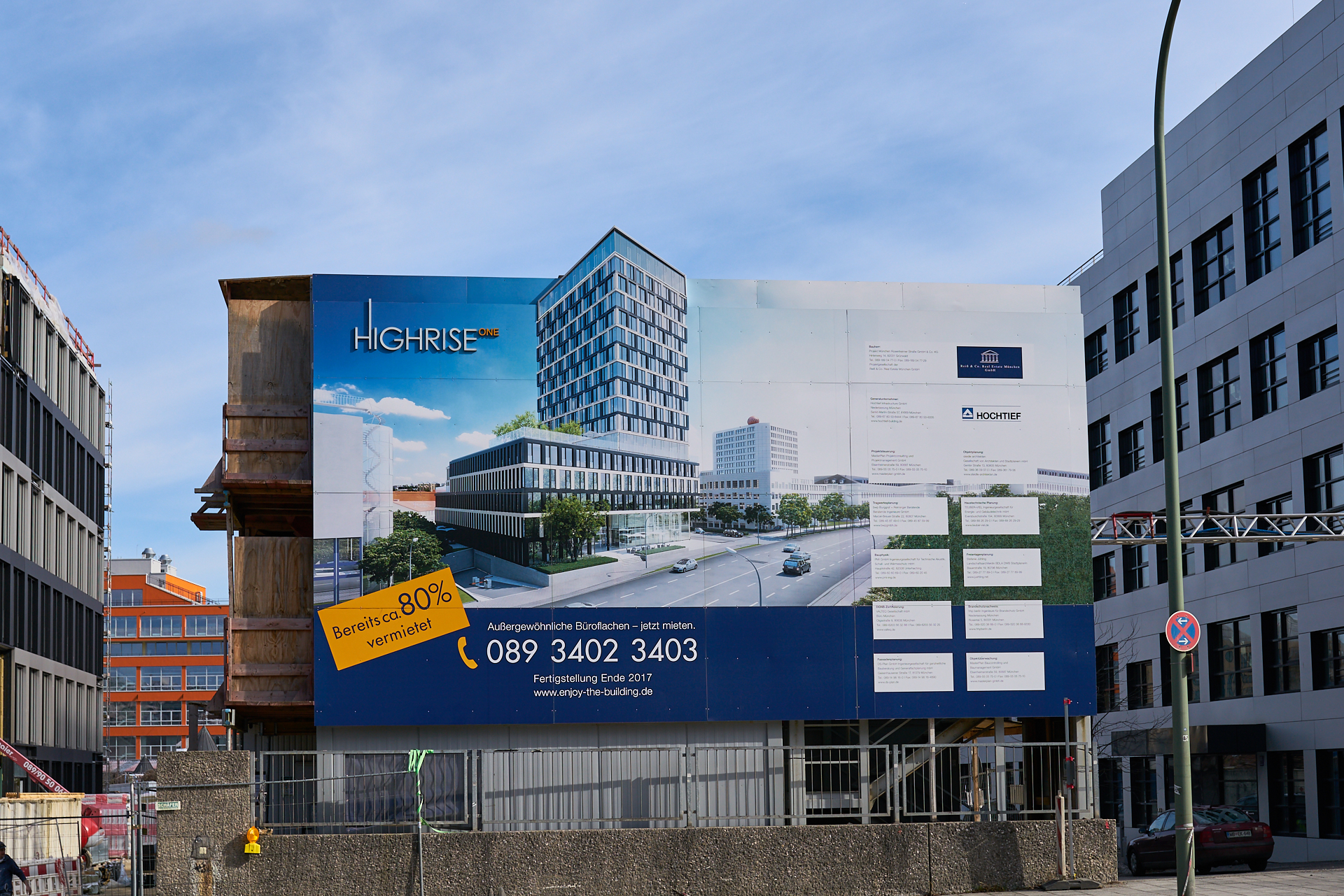 25.02.2017 - Das ATLAS-Bürohaus im ATLAS-Werksviertel ohne Fassade
