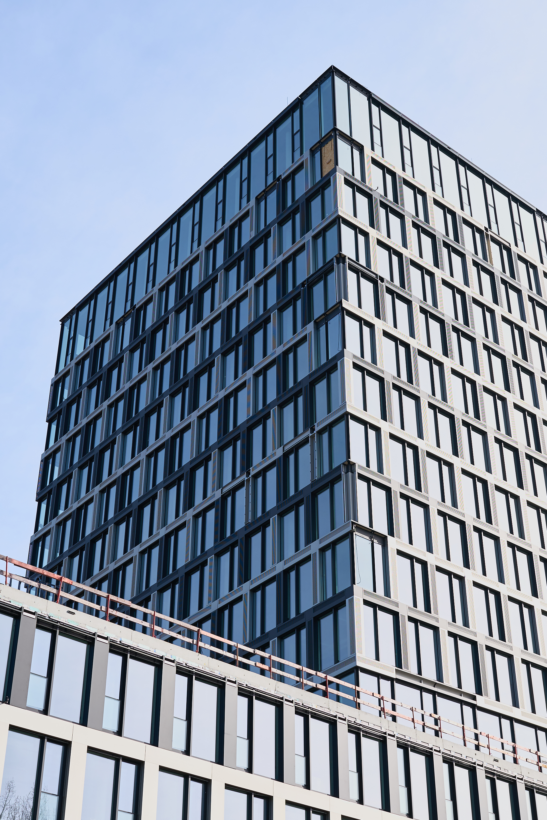 25.02.2017 - Das ATLAS-Bürohaus im ATLAS-Werksviertel ohne Fassade