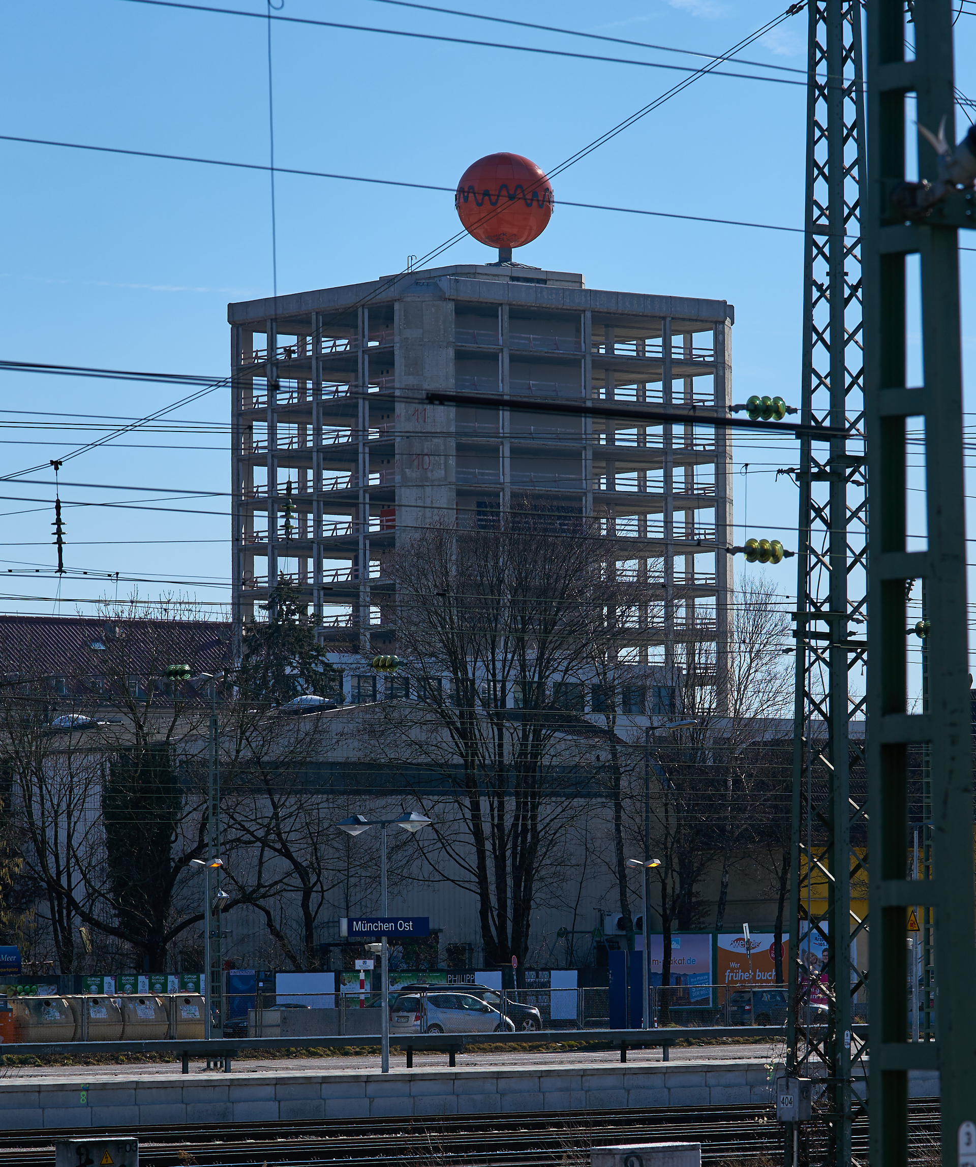 25.02.2017 - Das ATLAS-Bürohaus im ATLAS-Werksviertel ohne Fassade