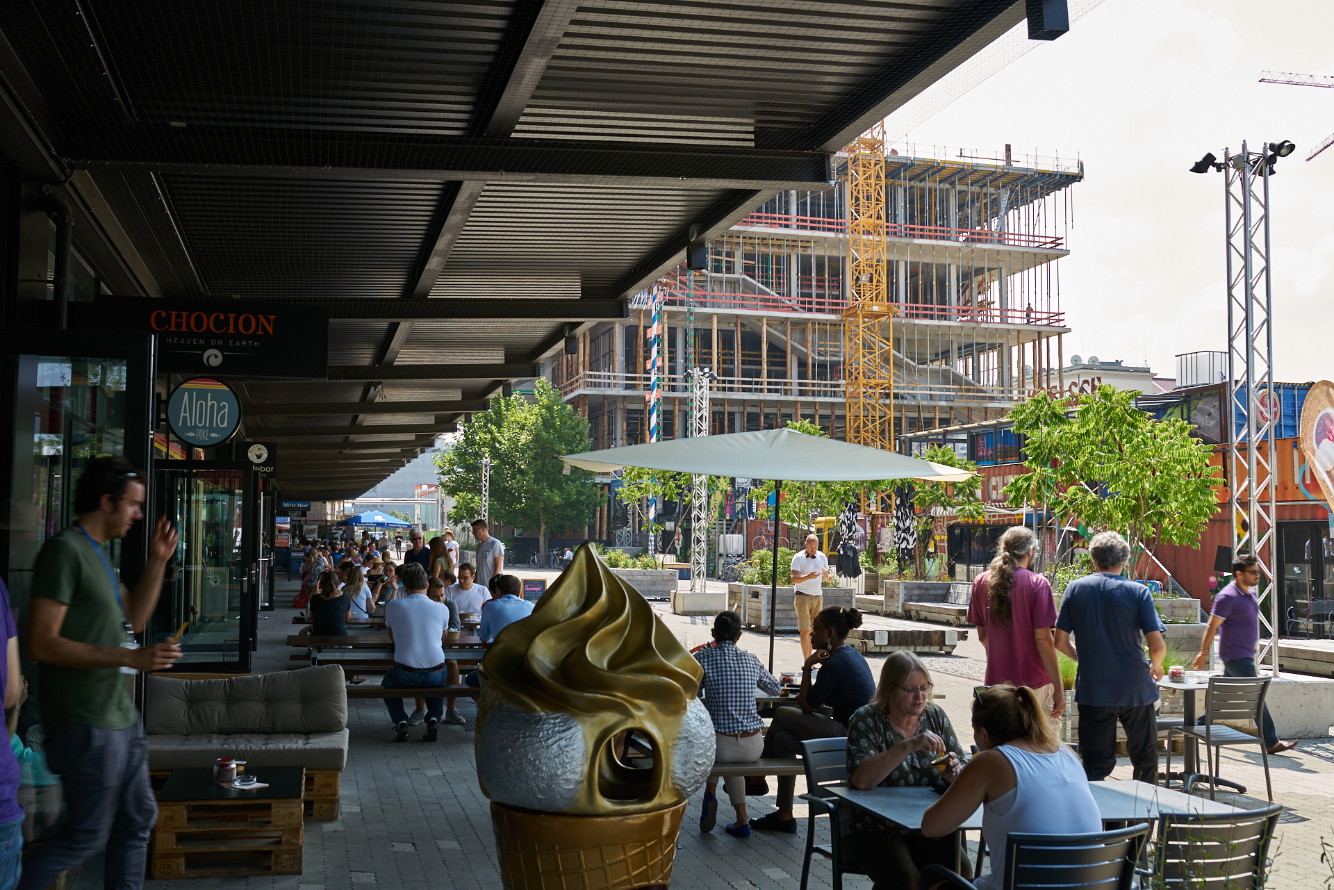 03.08.2018 - Viele Gebäude werde nabgerissenund neu aufgebaut