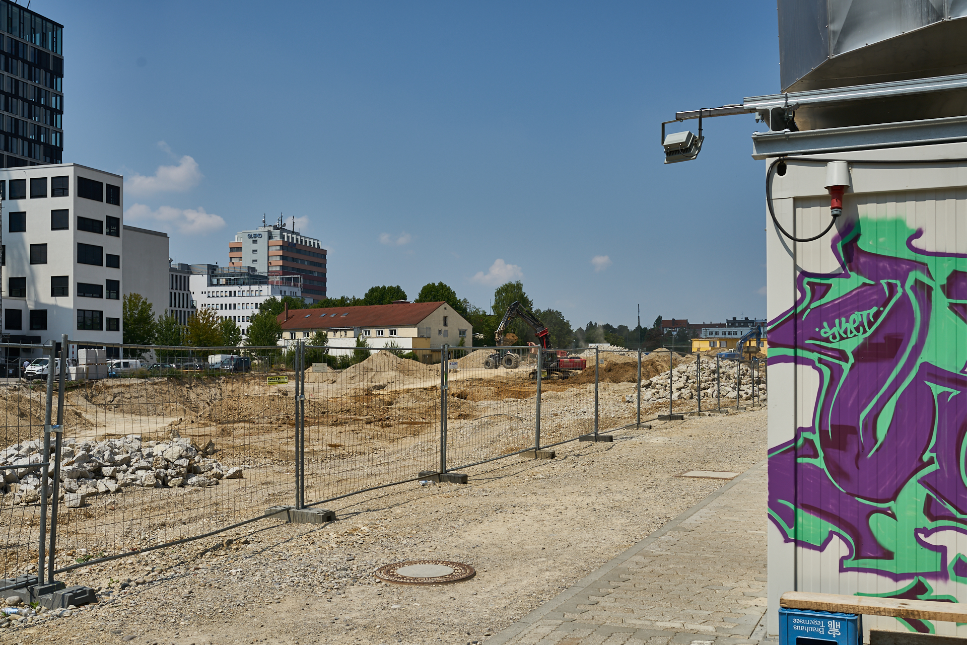 03.08.2018 - Viele Gebäude werde nabgerissenund neu aufgebaut