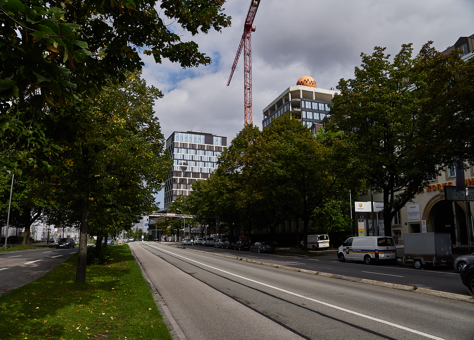 08.09.2018 - Das ATLAS Hochhaus im WERKSVIERTEK wird langsam fertig
