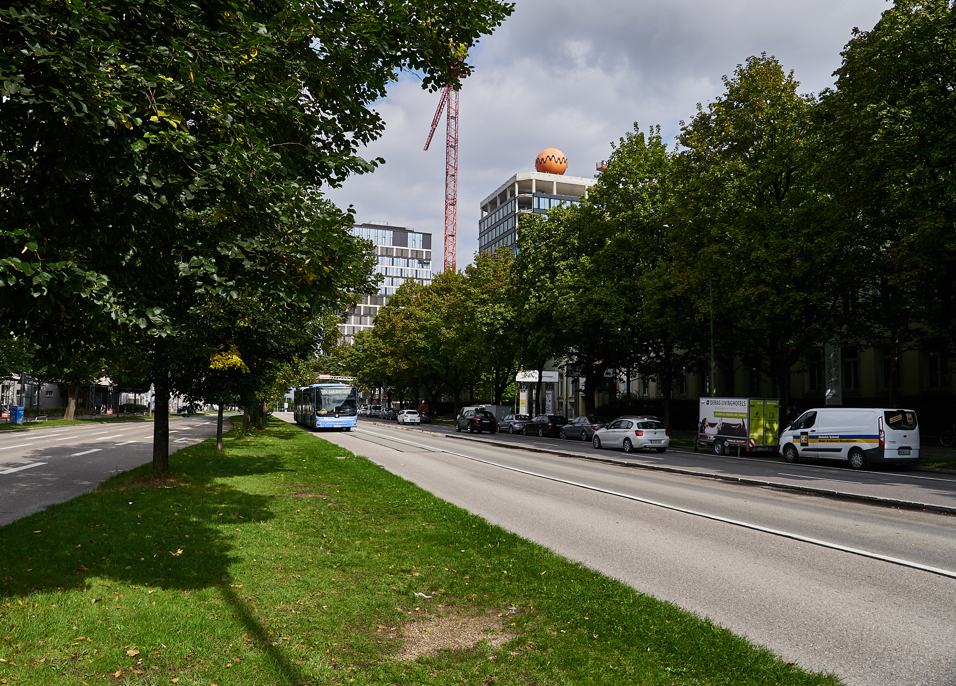 08.09.2018 - Das ATLAS Hochhaus im WERKSVIERTEK wird langsam fertig