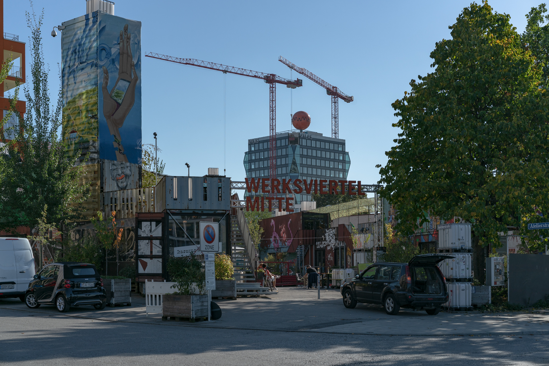 11.10.2018 - Das ATLAS Bürogebäude und das neue WERKSVIERTEL
