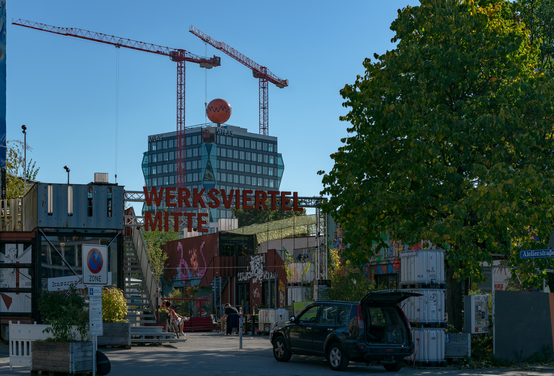 11.10.2018 - Das ATLAS Bürogebäude und das neue WERKSVIERTEL
