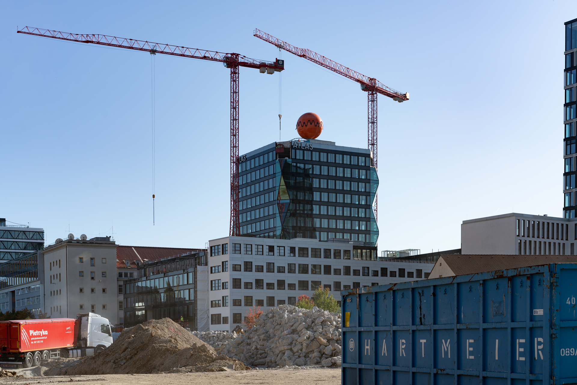 11.10.2018 - Das ATLAS Bürogebäude und das neue WERKSVIERTEL