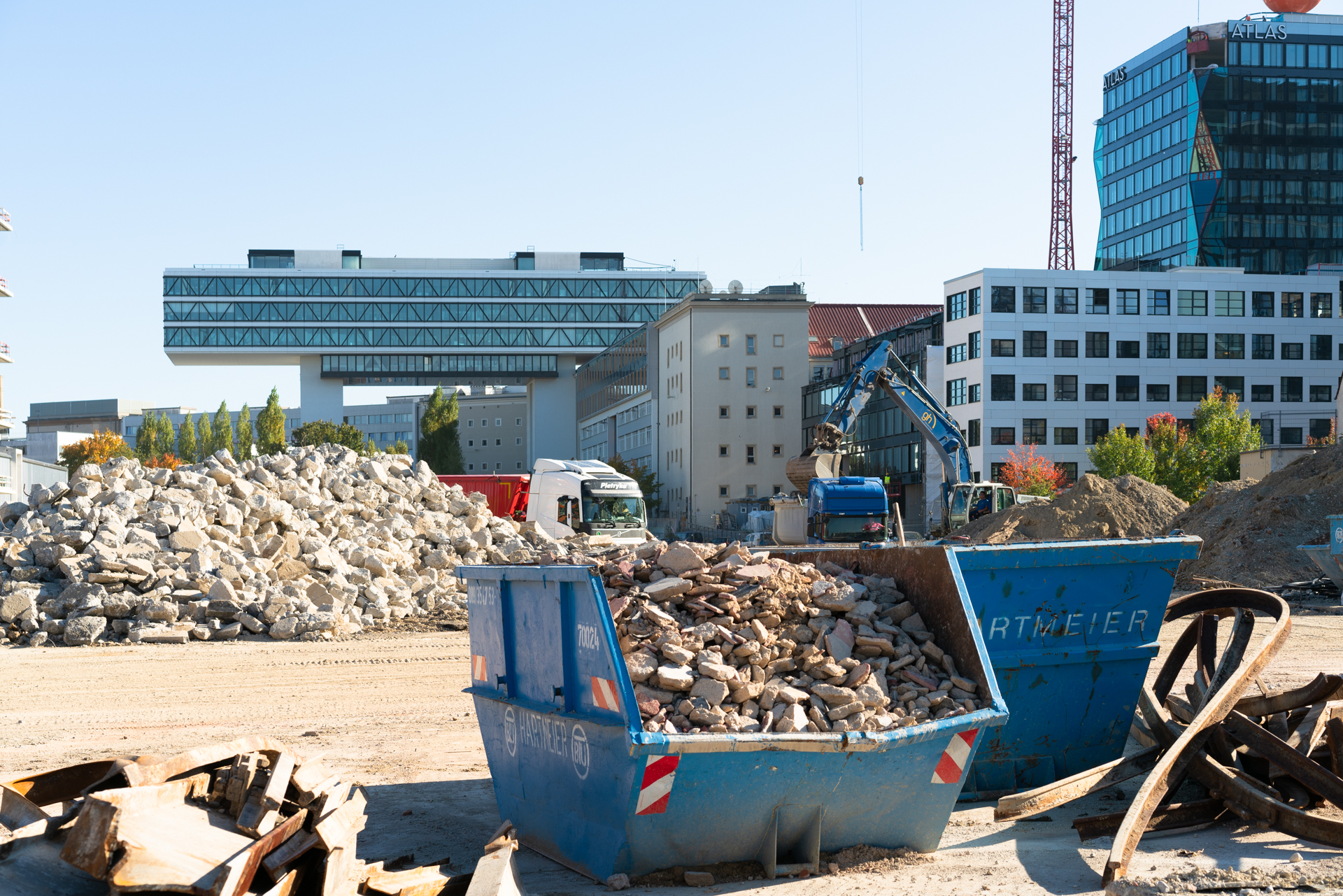 11.10.2018 - Das ATLAS Bürogebäude und das neue WERKSVIERTEL