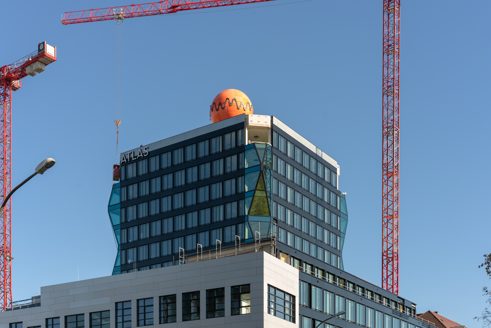 11.10.2018 - Das ATLAS Bürogebäude und das neue WERKSVIERTEL