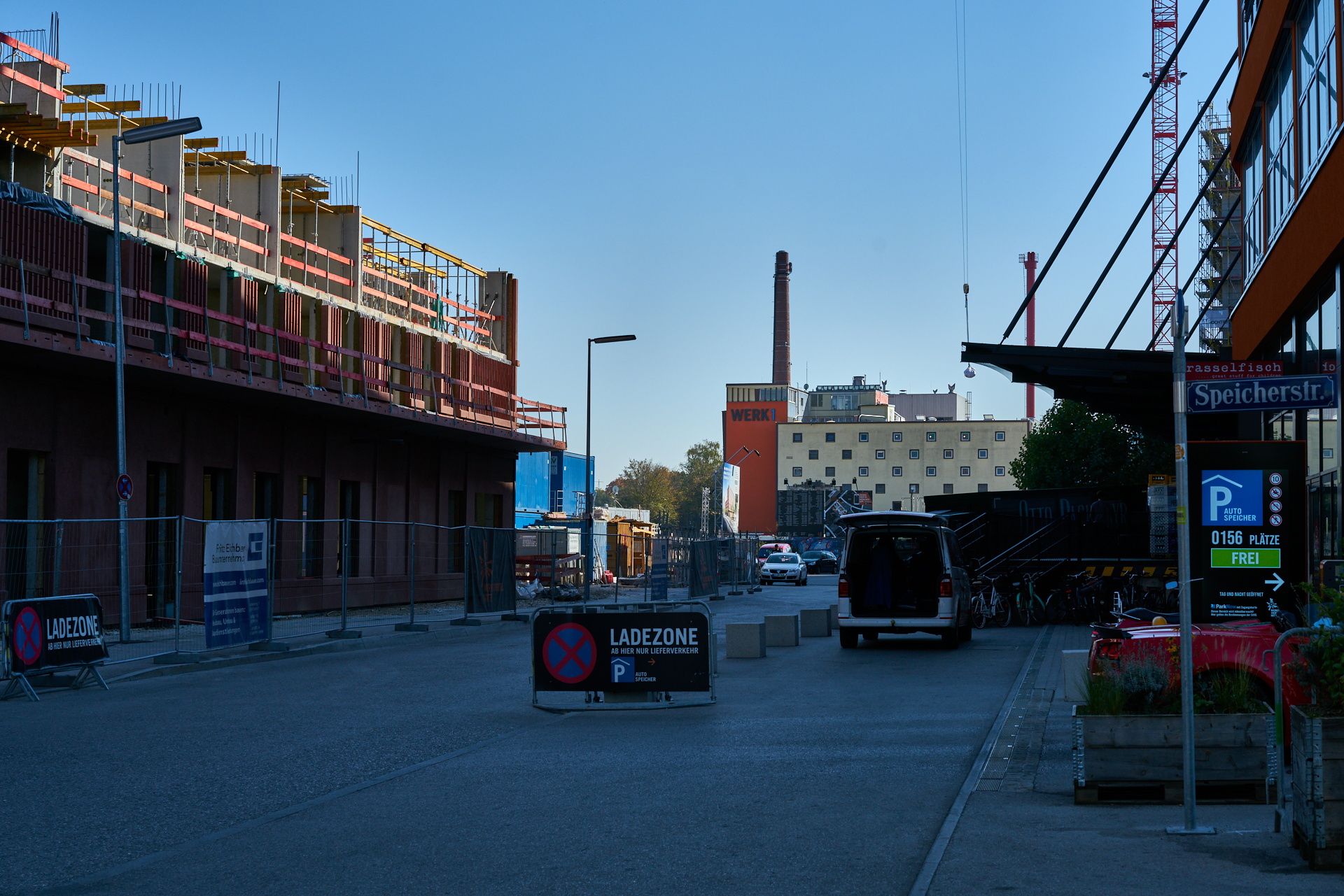 18.10.2018 - Im neuen WERSVIERTEL MITTE wird gebaut.