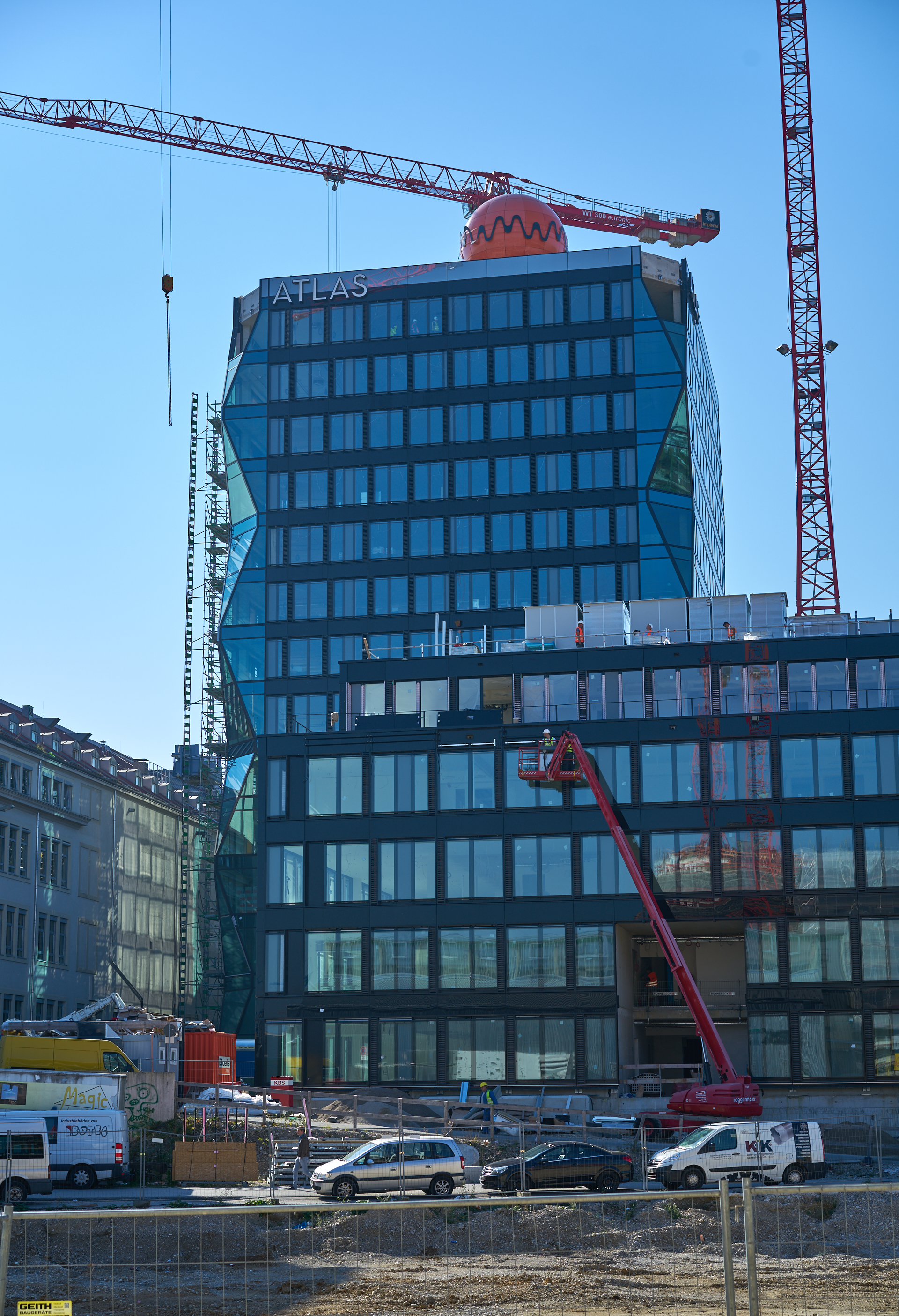 18.10.2018 - Im neuen WERSVIERTEL MITTE wird gebaut.