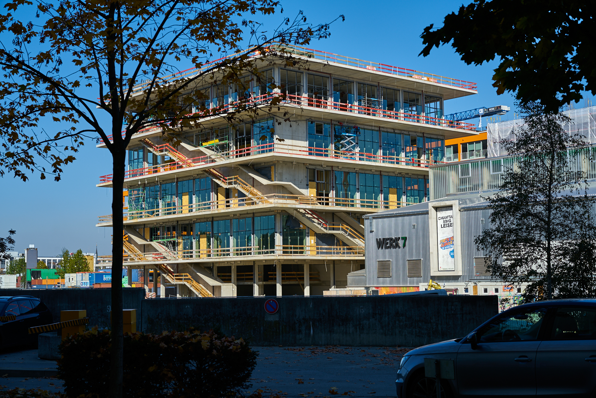 18.10.2018 - Im neuen WERSVIERTEL MITTE wird gebaut.