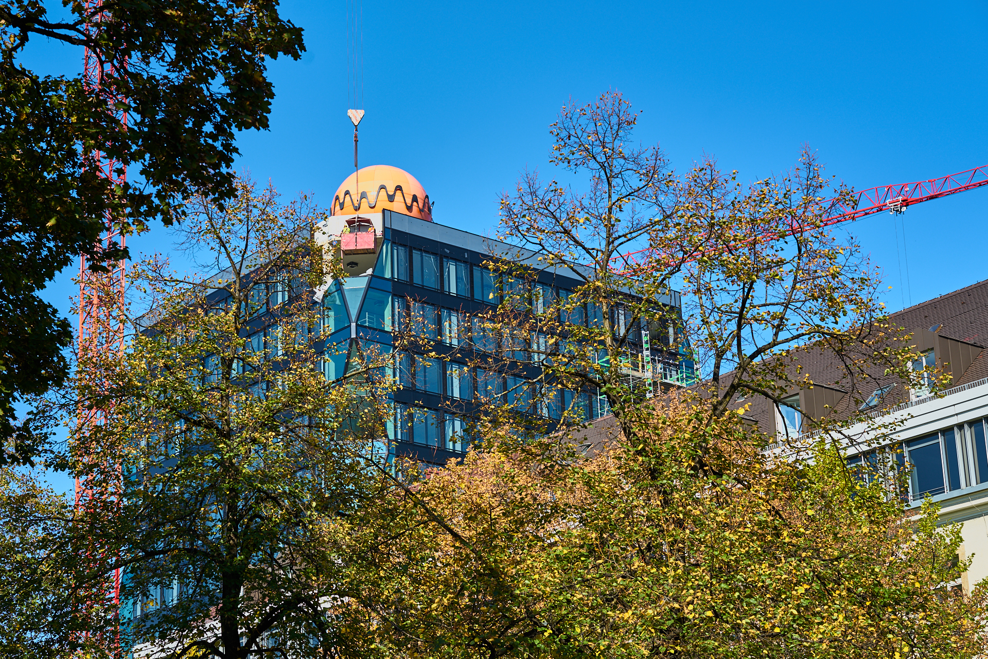 18.10.2018 - Im neuen WERSVIERTEL MITTE wird gebaut.