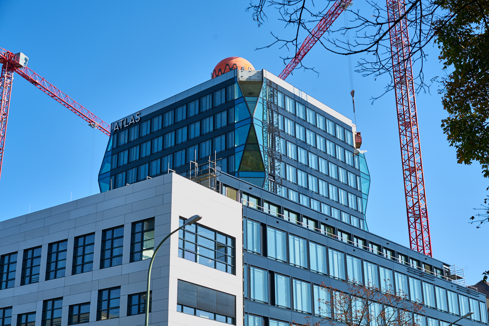 18.10.2018 - Im neuen WERSVIERTEL MITTE wird gebaut.