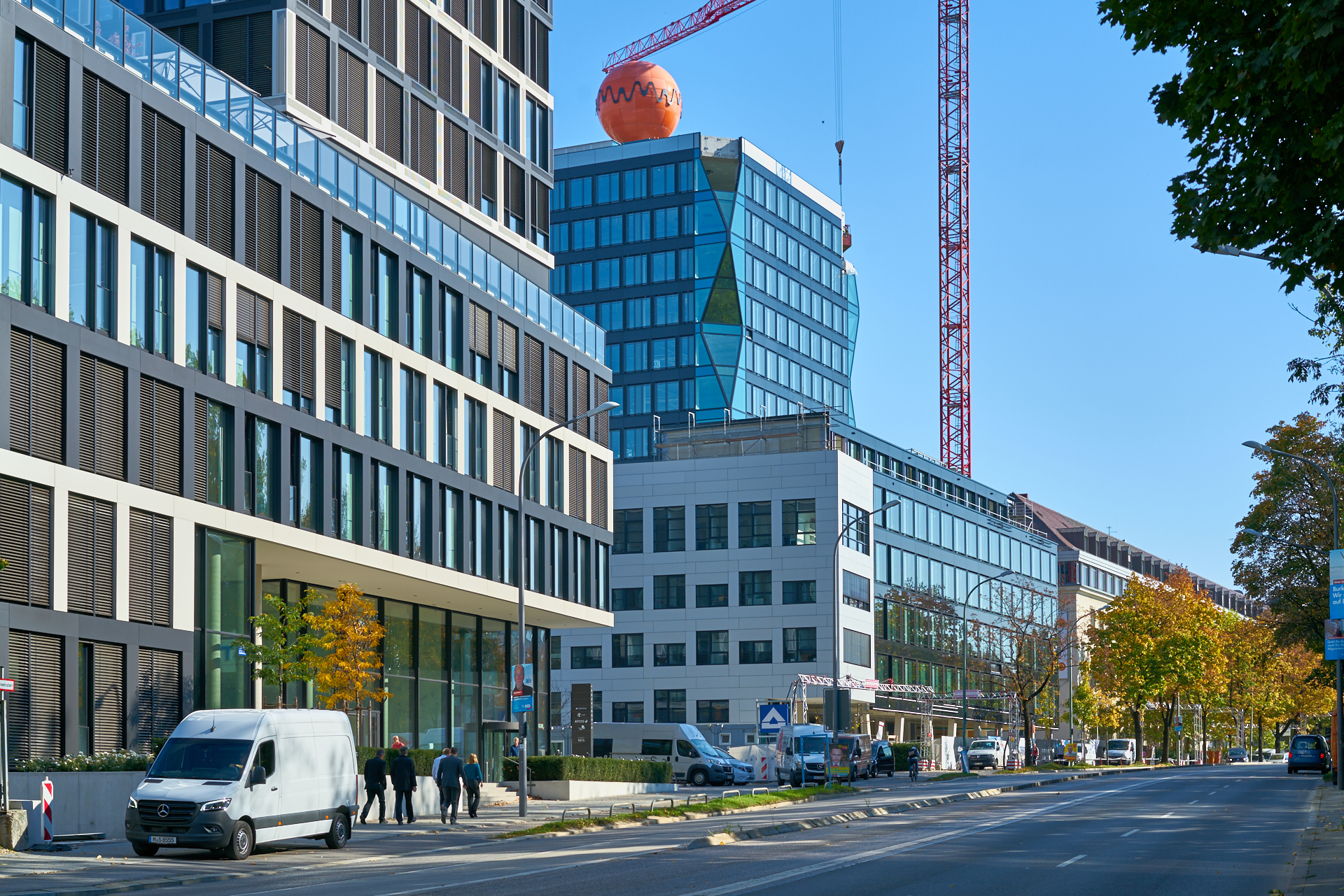 18.10.2018 - Im neuen WERSVIERTEL MITTE wird gebaut.