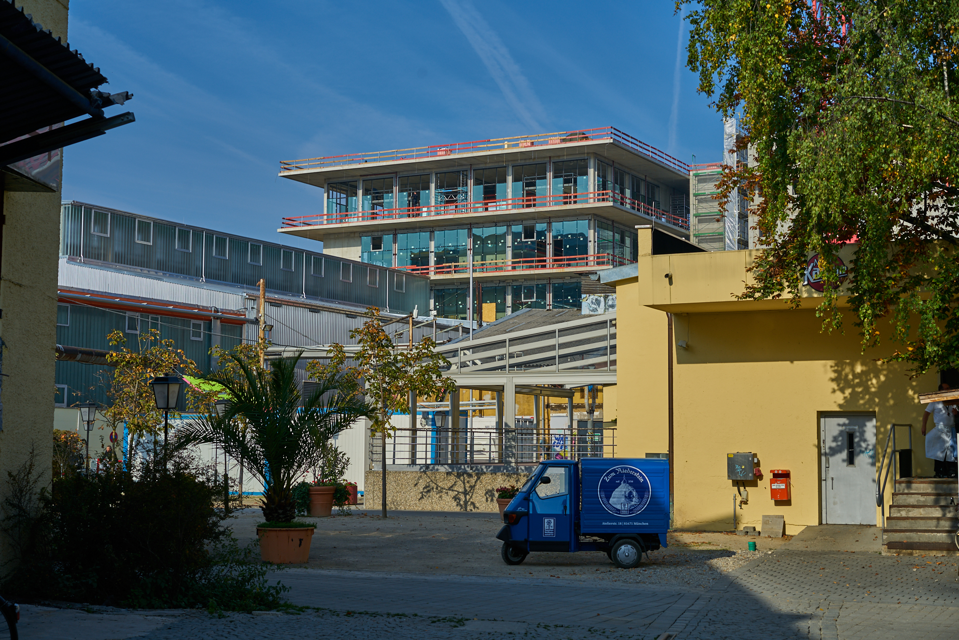 18.10.2018 - Im neuen WERSVIERTEL MITTE wird gebaut.
