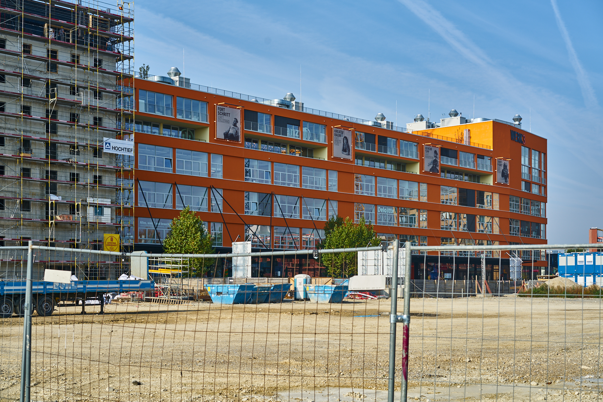 18.10.2018 - Im neuen WERSVIERTEL MITTE wird gebaut.