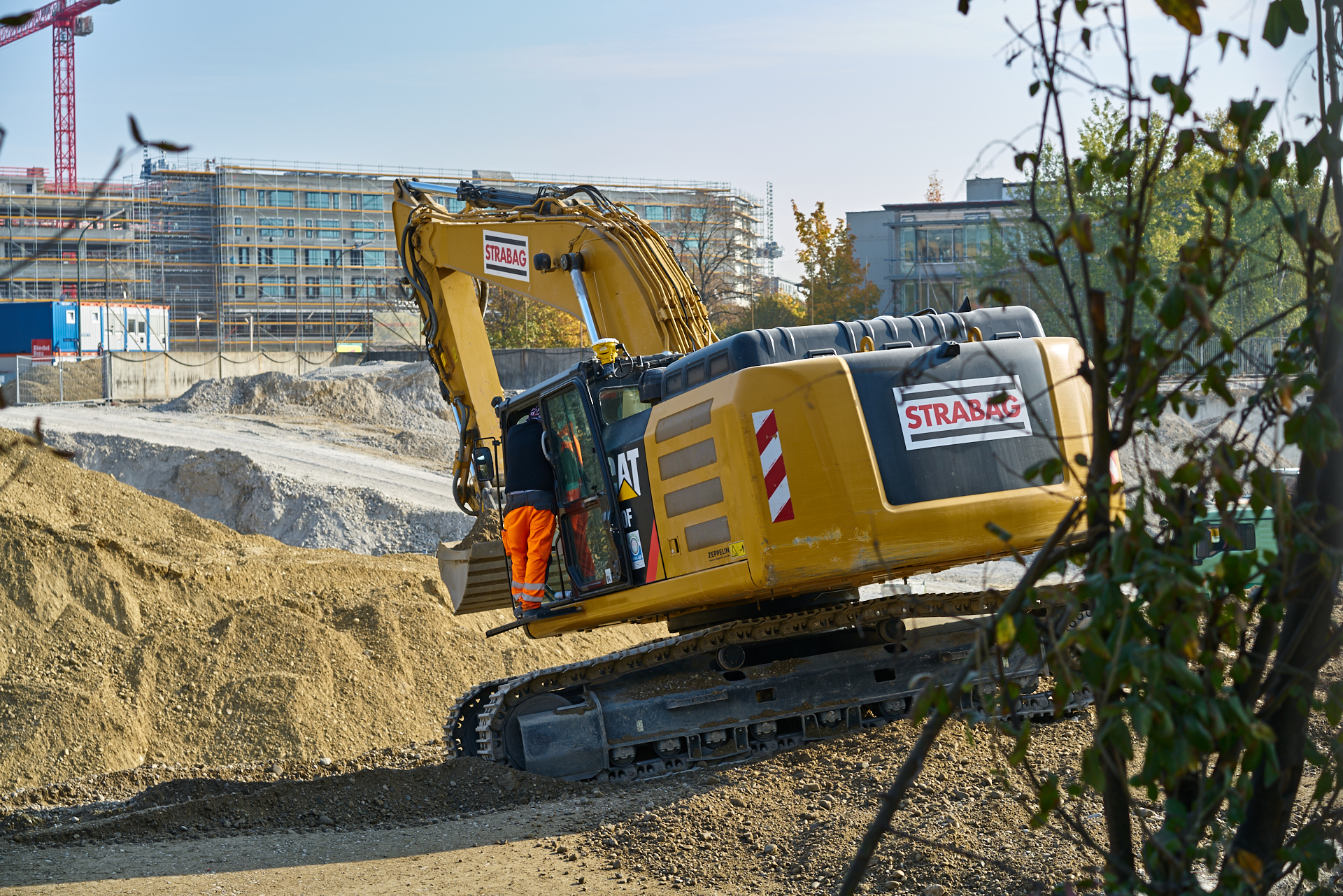 18.10.2018 - Im neuen WERSVIERTEL MITTE wird gebaut.