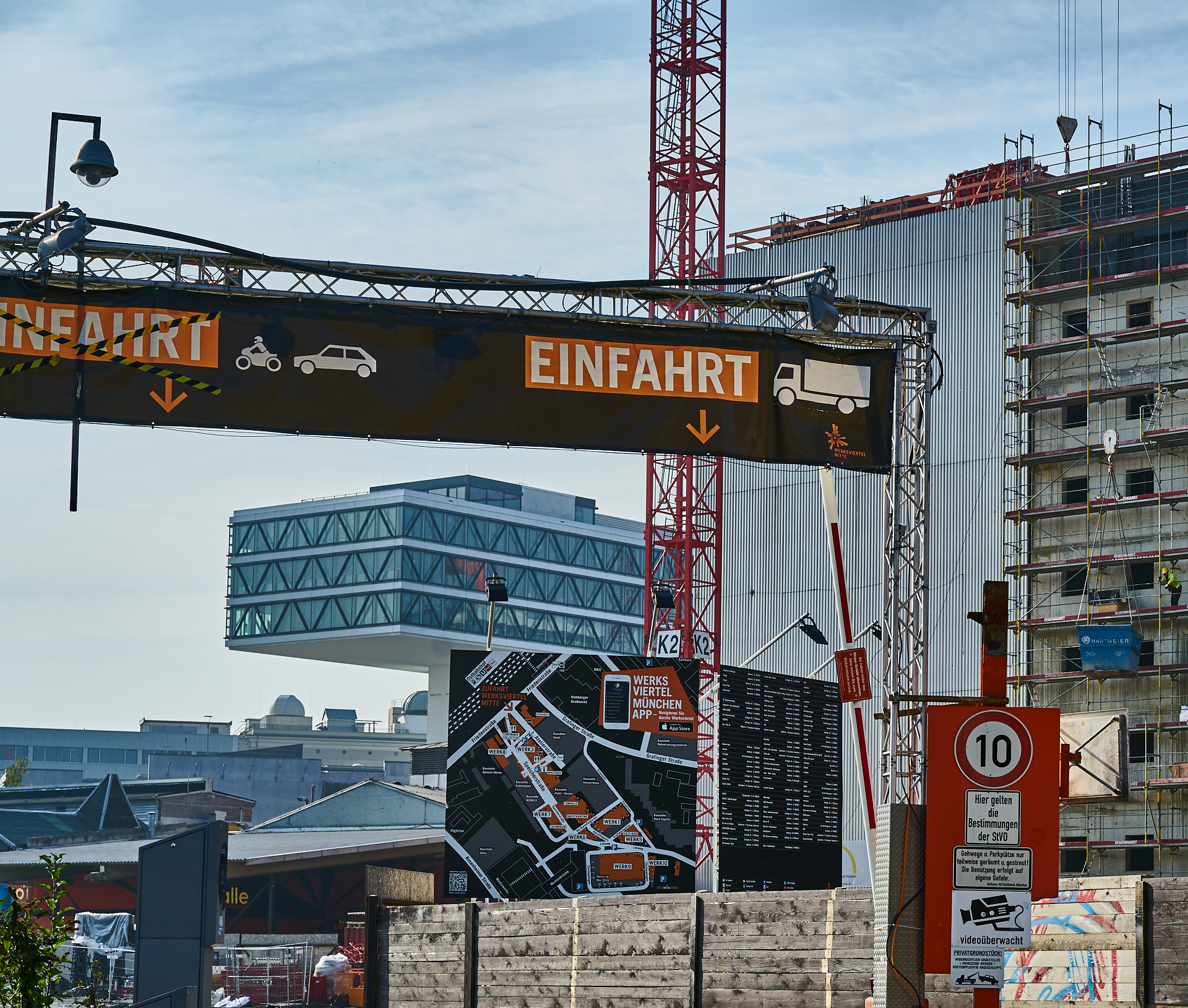 18.10.2018 - Im neuen WERSVIERTEL MITTE wird gebaut.