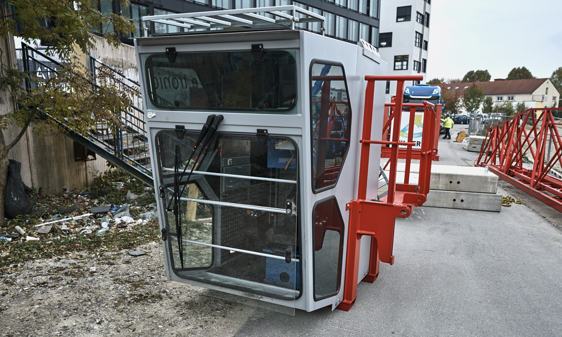 #Kunspark Ost, #ATLAS, #Kranabbau, #Baustelle, #Atlas Bürokomplex, #Allianz,