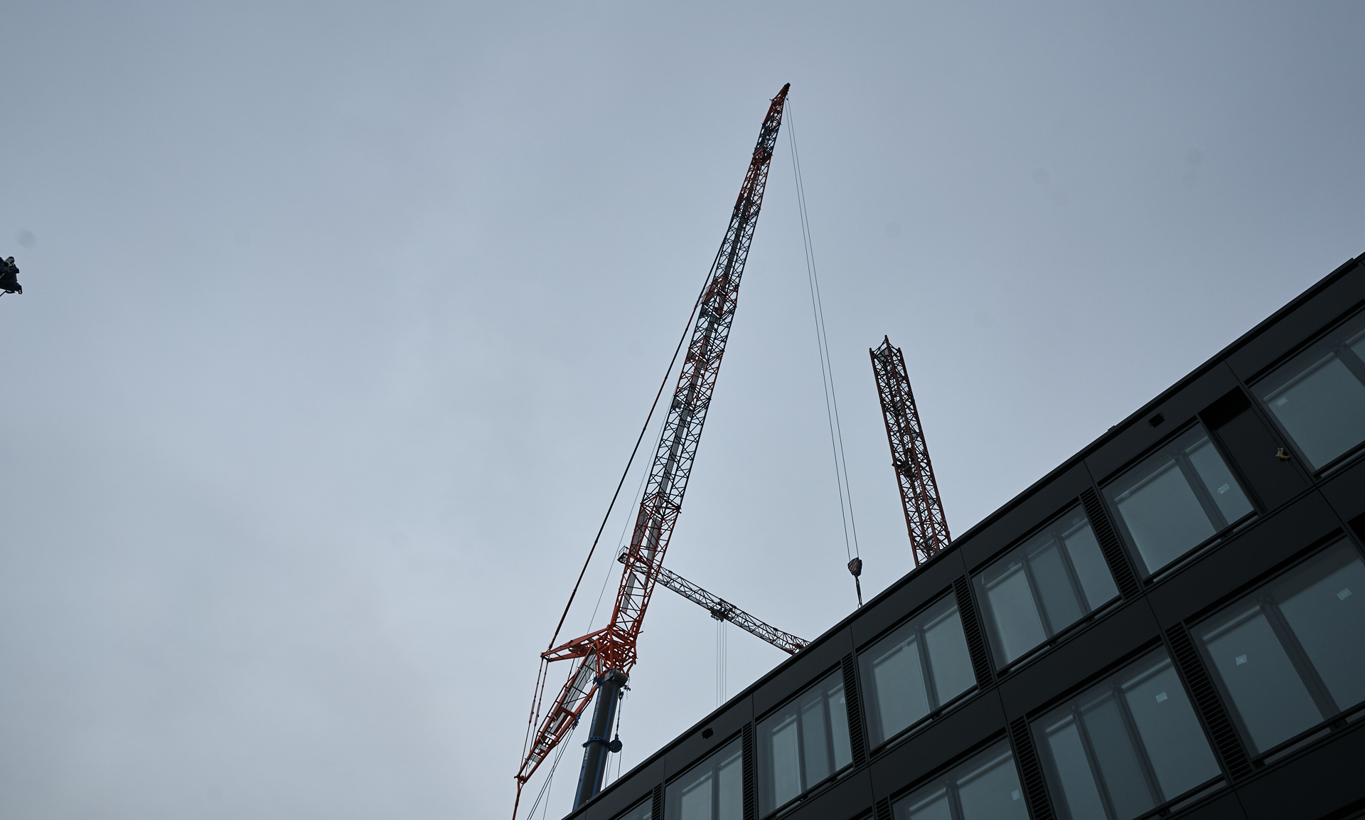 #Kunspark Ost, #ATLAS, #Kranabbau, #Baustelle, #Atlas Bürokomplex, #Allianz,