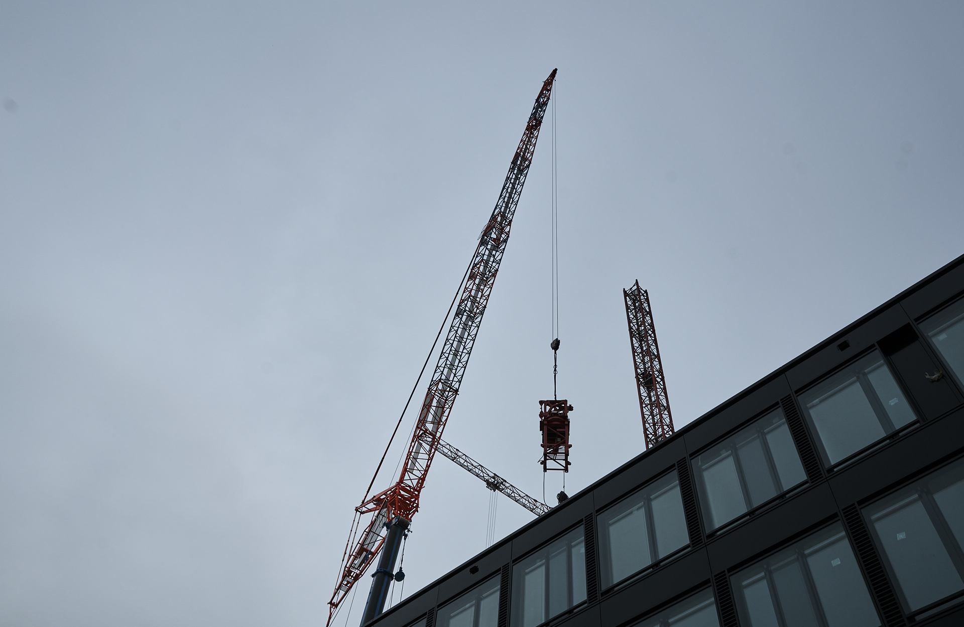 #Kunspark Ost, #ATLAS, #Kranabbau, #Baustelle, #Atlas Bürokomplex, #Allianz,