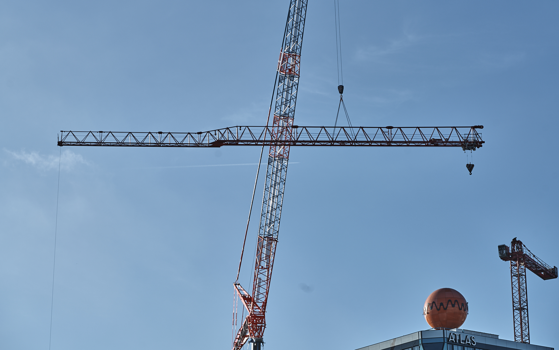 #Kunspark Ost, #ATLAS, #Kranabbau, #Baustelle, #Atlas Bürokomplex, #Allianz, 