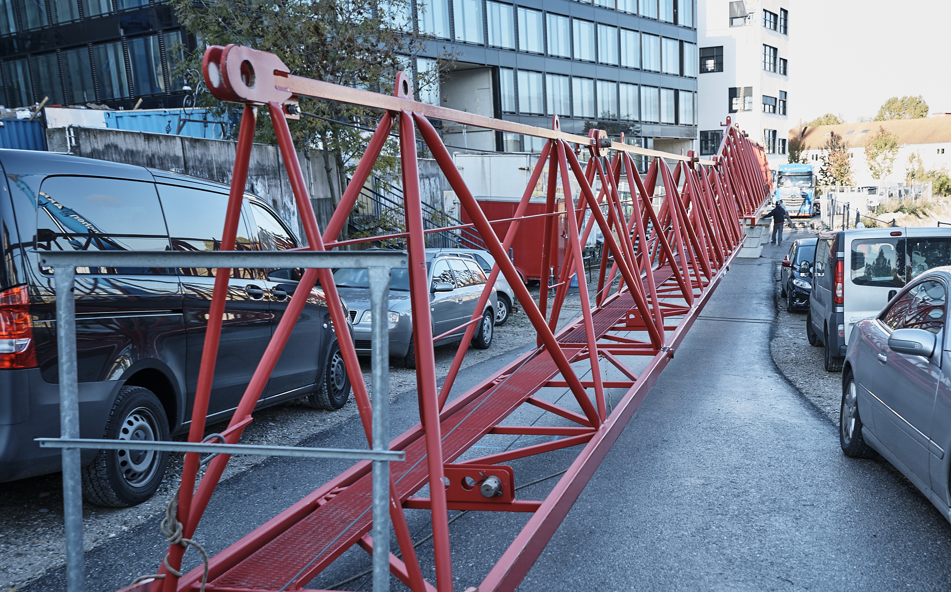 #Kunspark Ost, #ATLAS, #Kranabbau, #Baustelle, #Atlas Bürokomplex, #Allianz, 