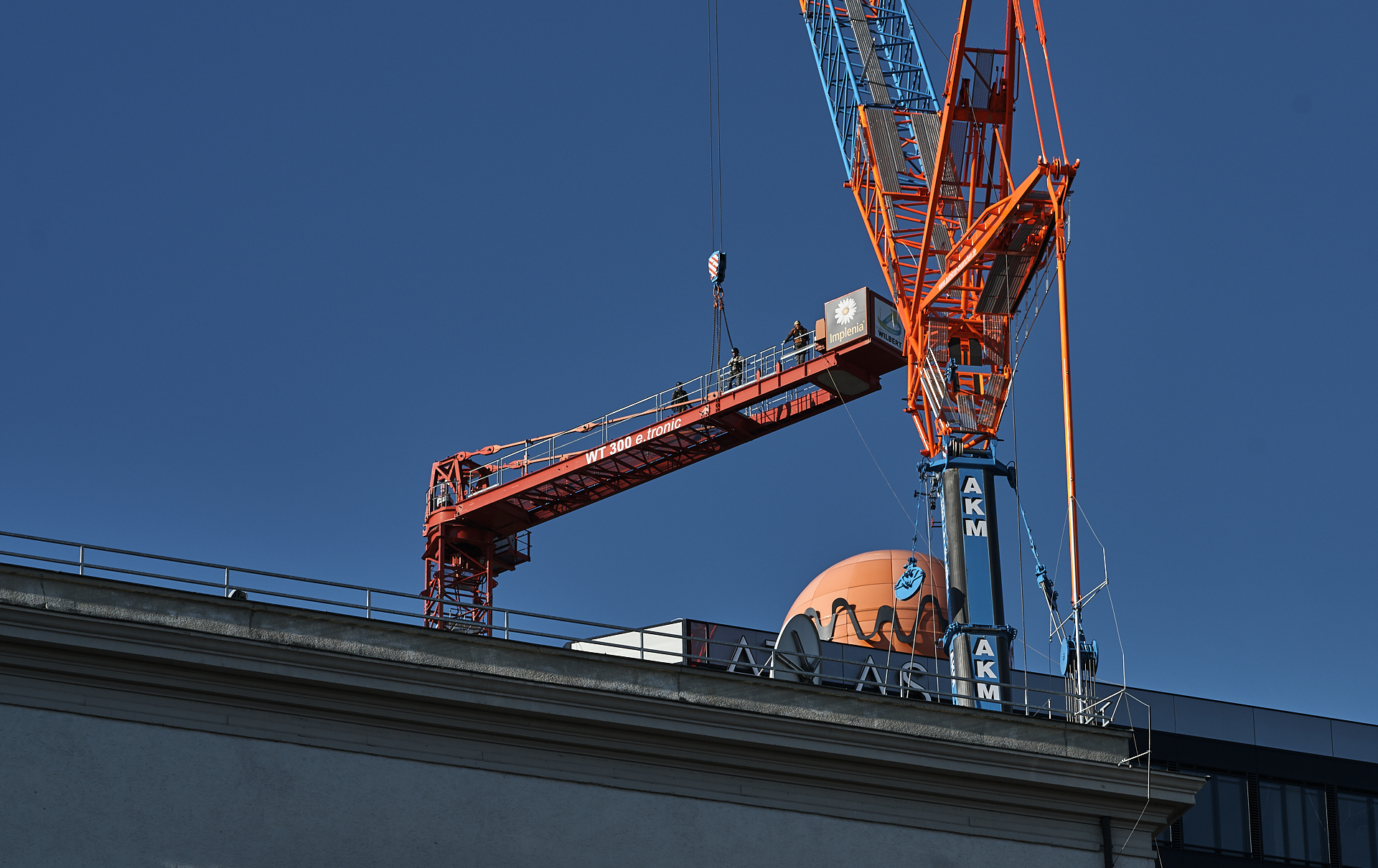 #Kunspark Ost, #ATLAS, #Kranabbau, #Baustelle, #Atlas Bürokomplex, #Allianz, 