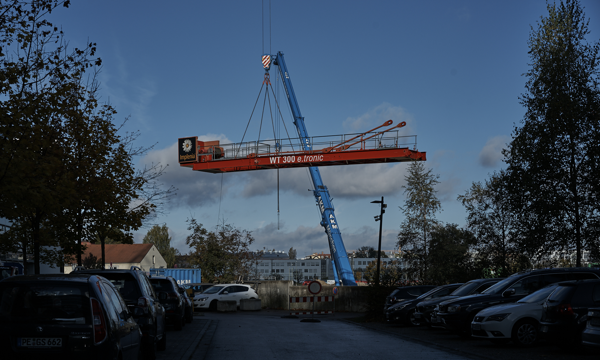 #Kunspark Ost, #ATLAS, #Kranabbau, #Baustelle, #Atlas Bürokomplex, #Allianz, 