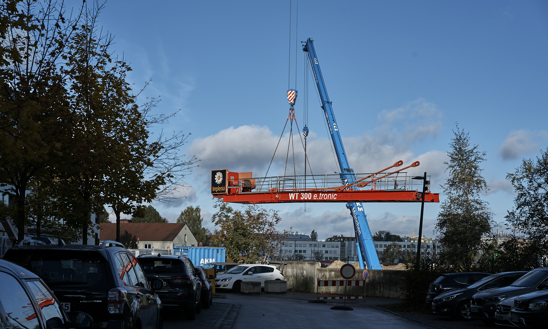 #Kunspark Ost, #ATLAS, #Kranabbau, #Baustelle, #Atlas Bürokomplex, #Allianz, 
